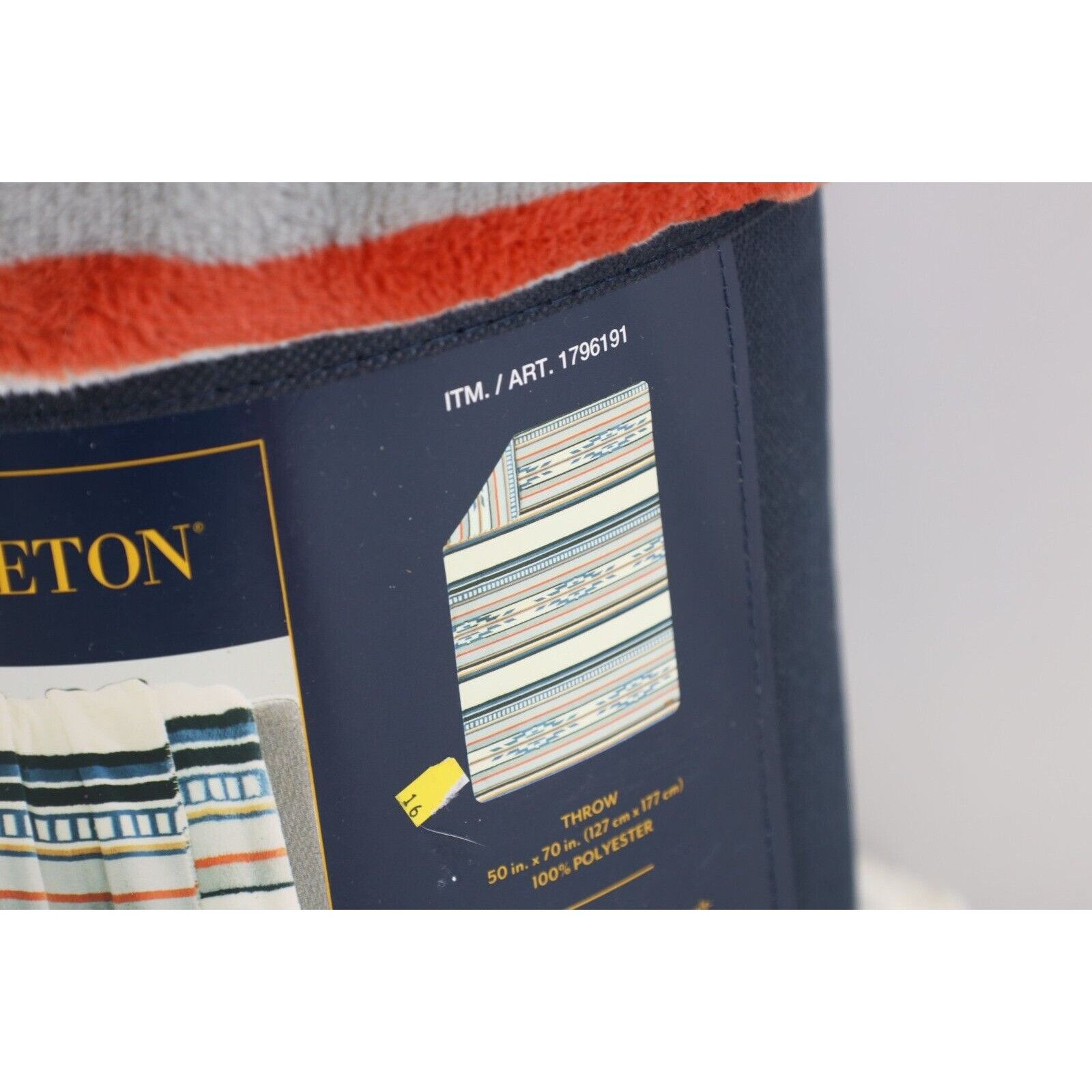 Pendleton × Vintage NOS Vintage Y2K Pendleton Southwestern Fiesta Throw Blanket Size ONE SIZE - 3 Thumbnail