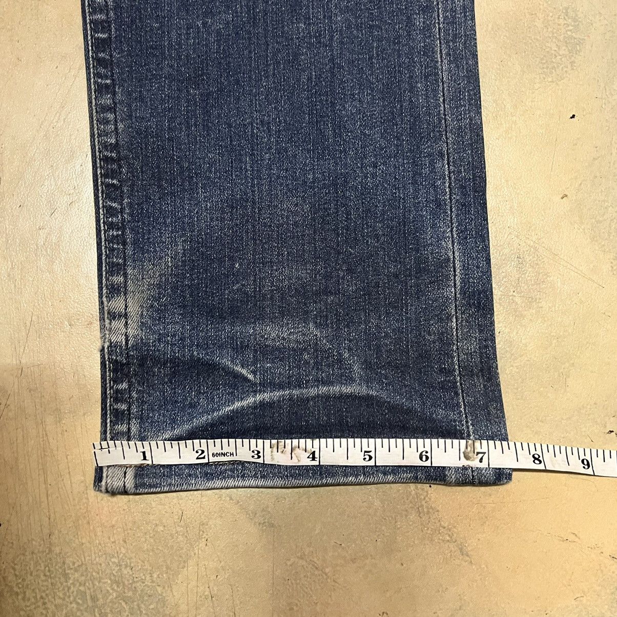 Edwin Edwin Blue Trip Distressed Design Denim Jeans Size US 33 - 13 Thumbnail
