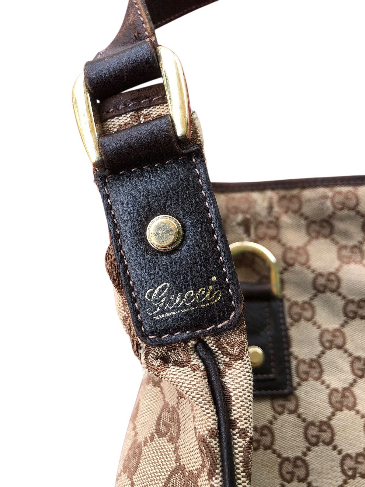 Gucci GUCCI GG 131326 Canvas Shoulder Crossbody Bag Vintage 00s Size ONE SIZE - 8 Thumbnail