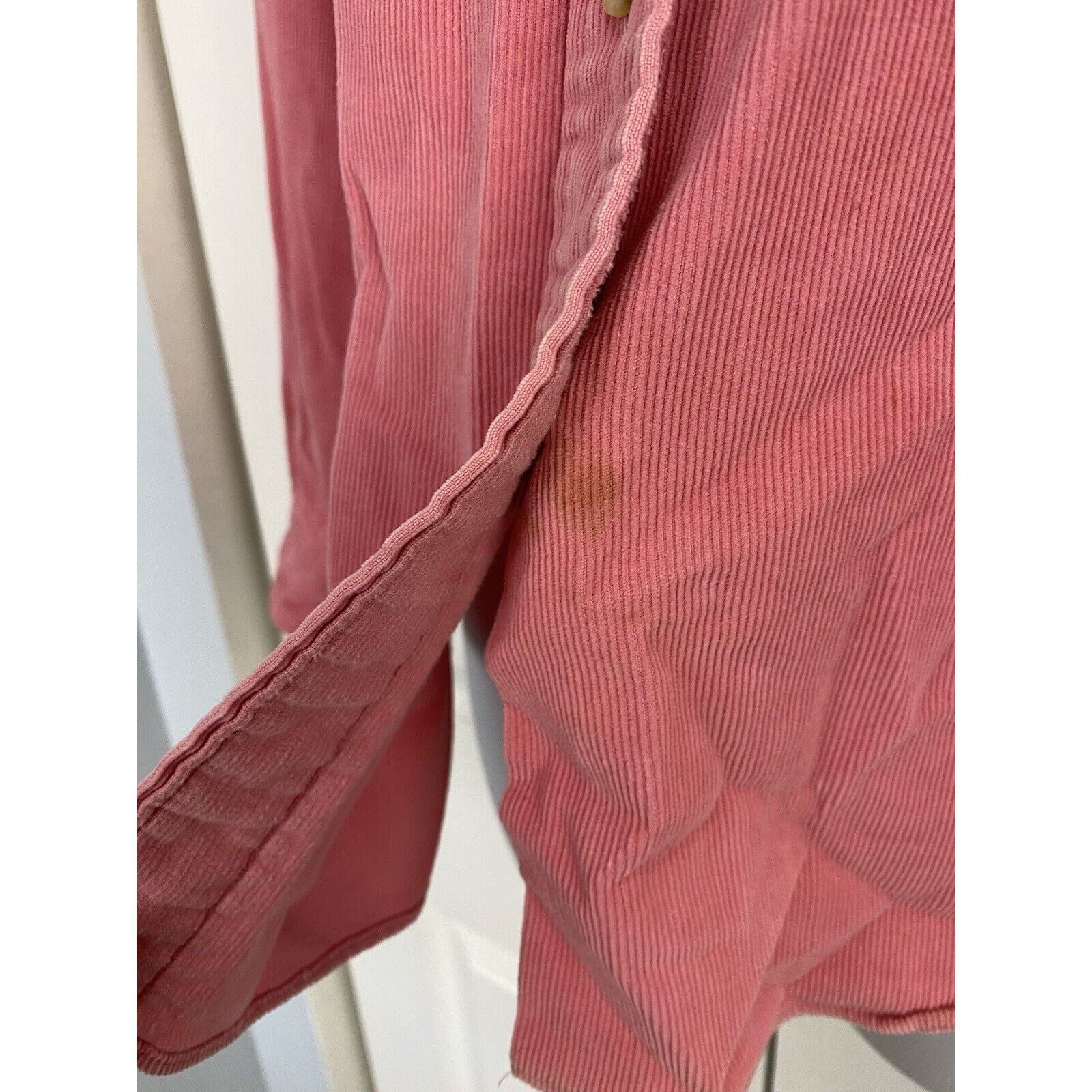 Other VTG Woolrich Corduroy Button Up Down Pink Shirt 12 Western Size XL / US 12-14 / IT 48-50 - 6 Thumbnail