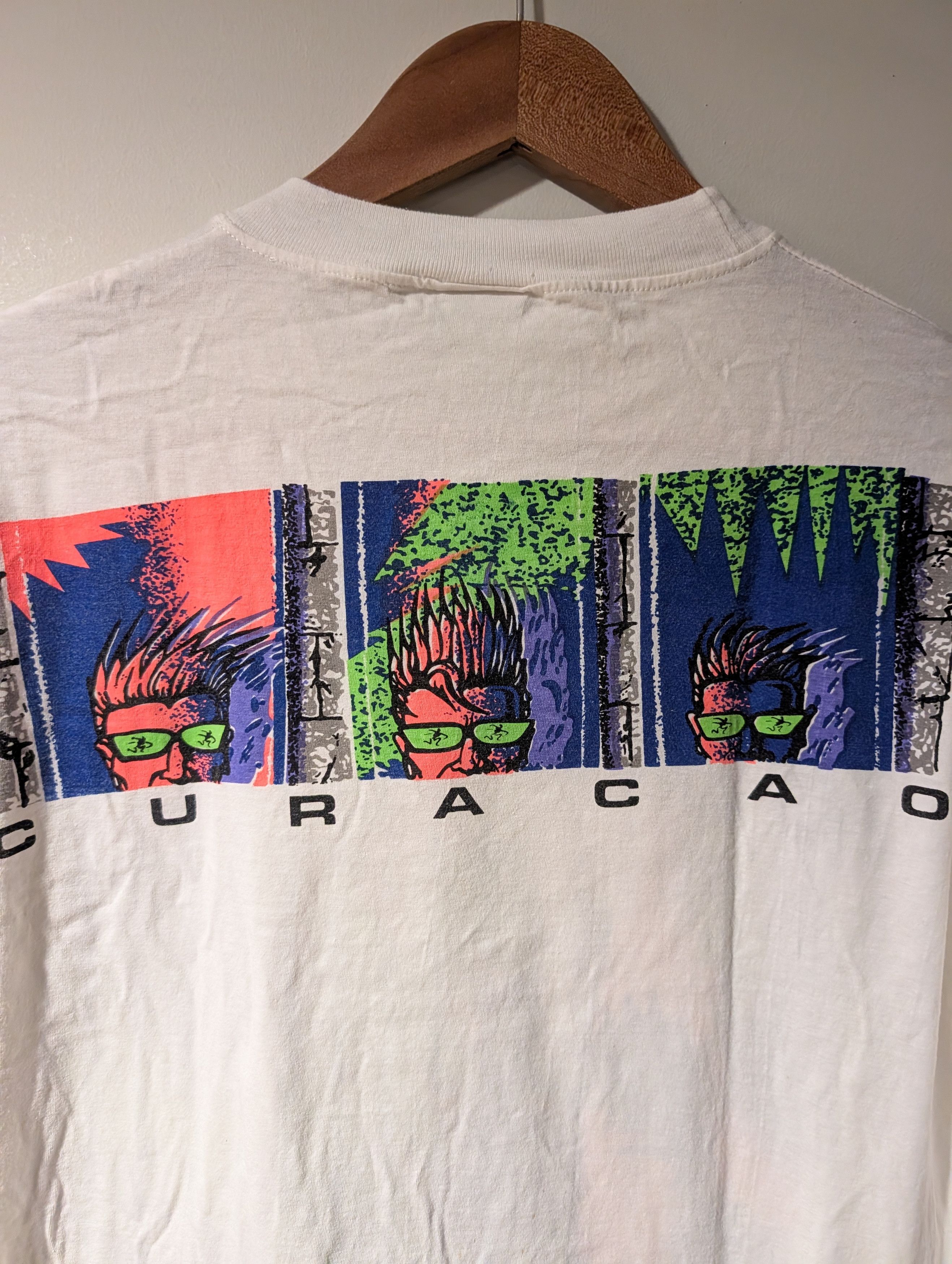 Sun Surf Vintage 90s Curacao Netherlands Surf Wear Hawaii T-Shirt Size US XL / EU 56 / 4 - 6 Thumbnail