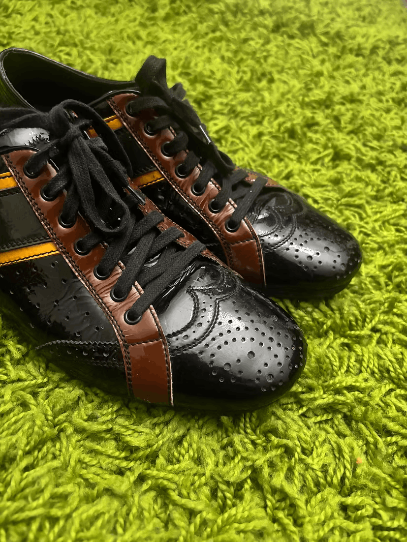 Miu Miu Mid-2000s Low-Cut Brogue Sneakers Size US 9 / EU 42 - 3 Thumbnail