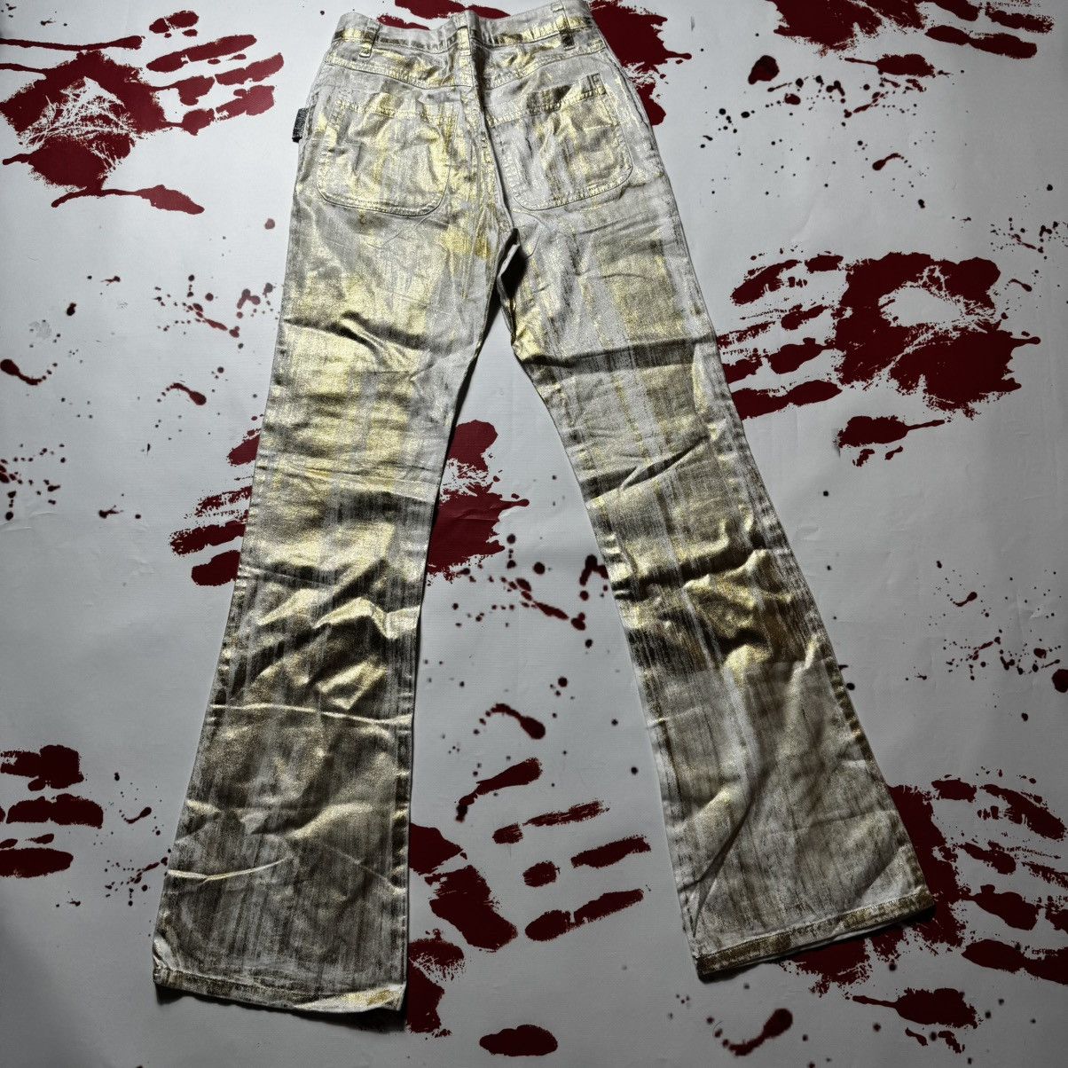 Japanese Brand × Other × Vintage vintage pants covered in paint h&m maison margiela style Size 26" / US 2 / IT 38 - 11 Thumbnail