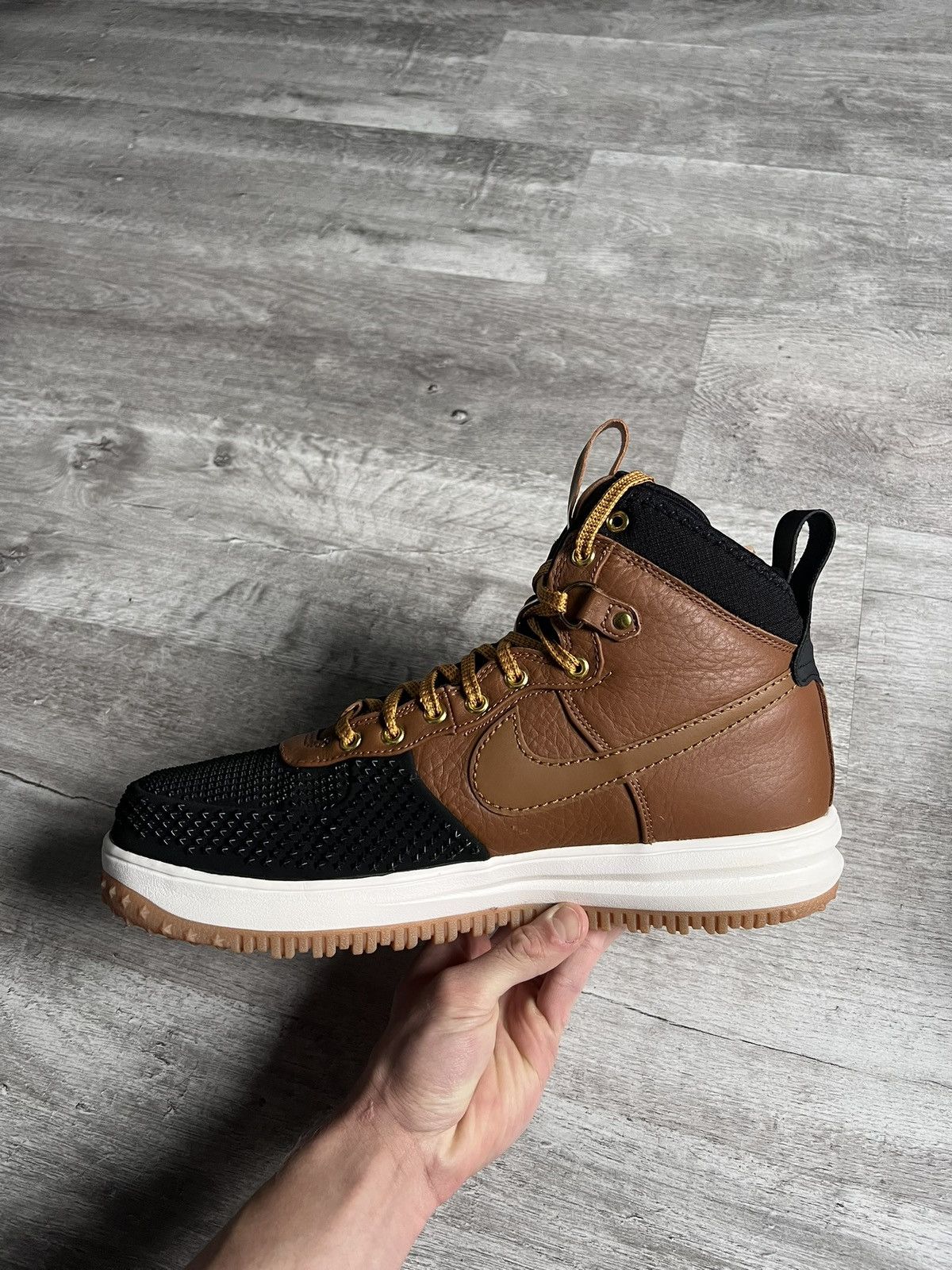 Nike Nike Lunar Force 1 Duckboot Ale Brown Black Size US 13 / EU 46 - 7 Thumbnail