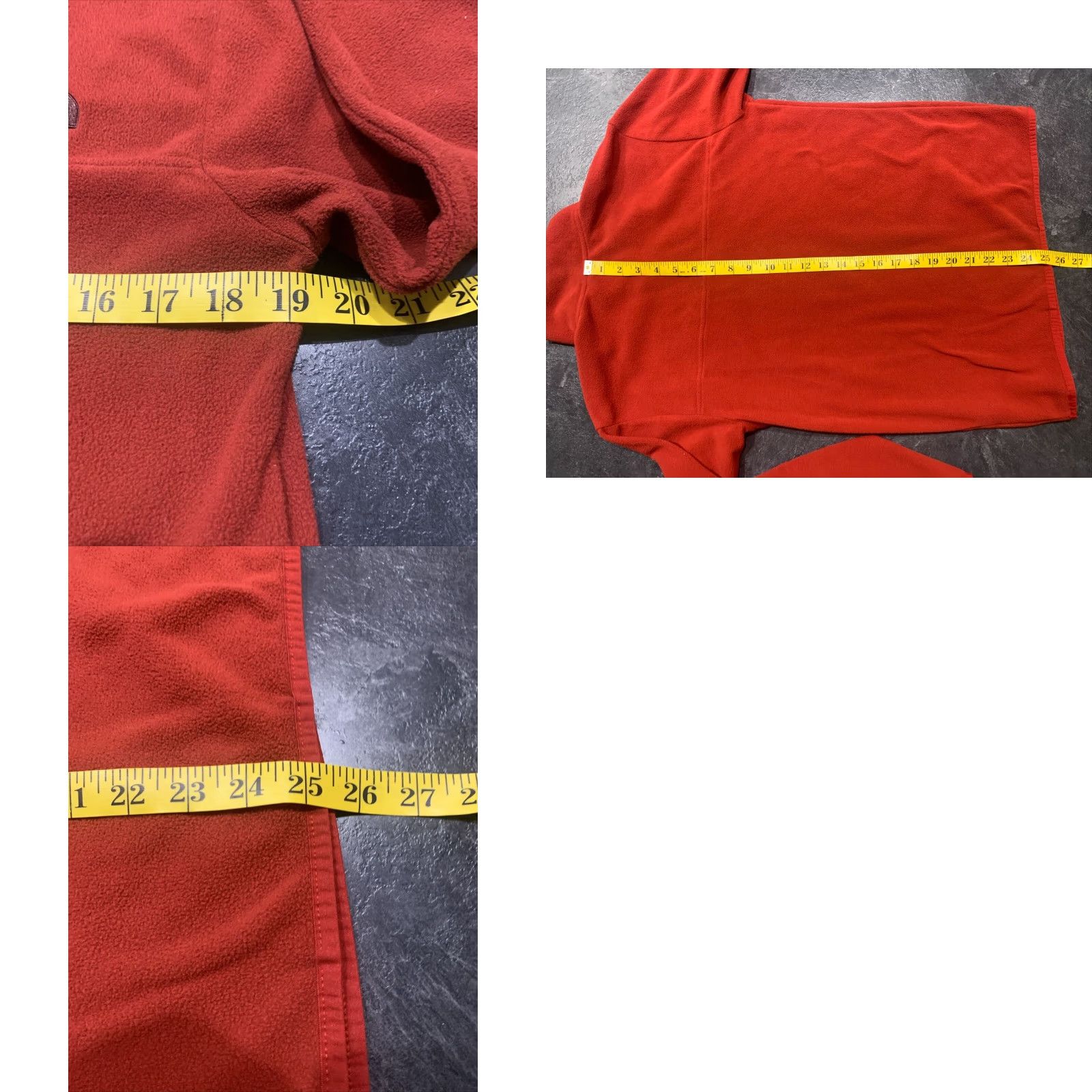 The North Face The North Face Mens Fleece Jacket Red Adult Small 1/4 Zip Pullover Hiking Outdoors Size US S / EU 44-46 / 1 - 8 Thumbnail