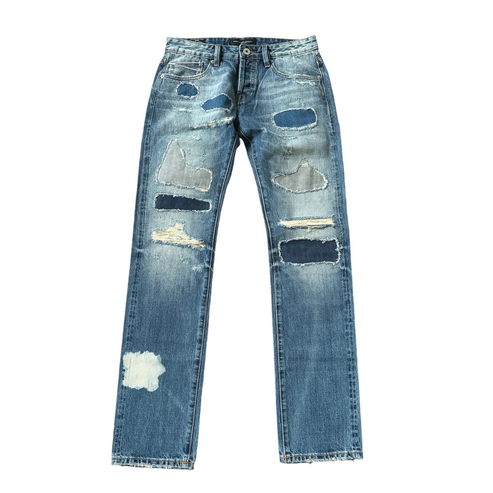 Cult Of Individuality Cult of Individuality Greaser Jeans Ripped Japanese Denim Size US 30 / EU 46 - 1 Thumbnail