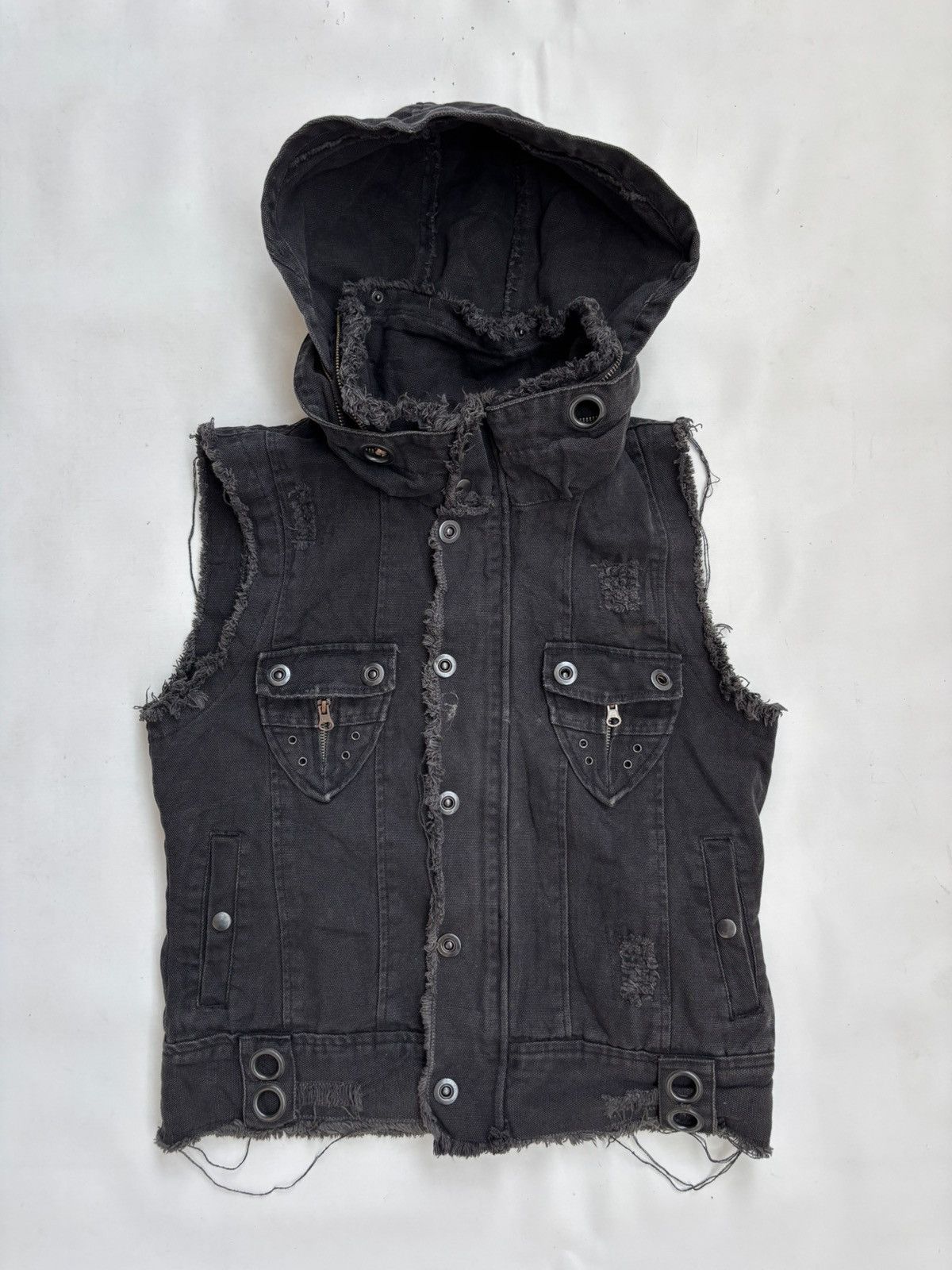 If Six Was Nine × Japanese Brand × Tornado Mart Bono Vest Denim Jacket Size US M / EU 48-50 / 2 - 4 Thumbnail