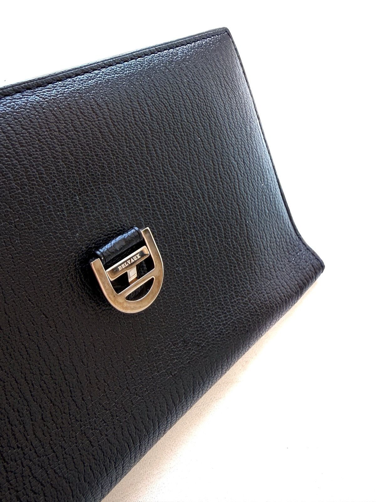 Delvaux Delvaux Blue Leather Wallet/ Organizer Luxury Style Size S Size ONE SIZE - 4 Thumbnail