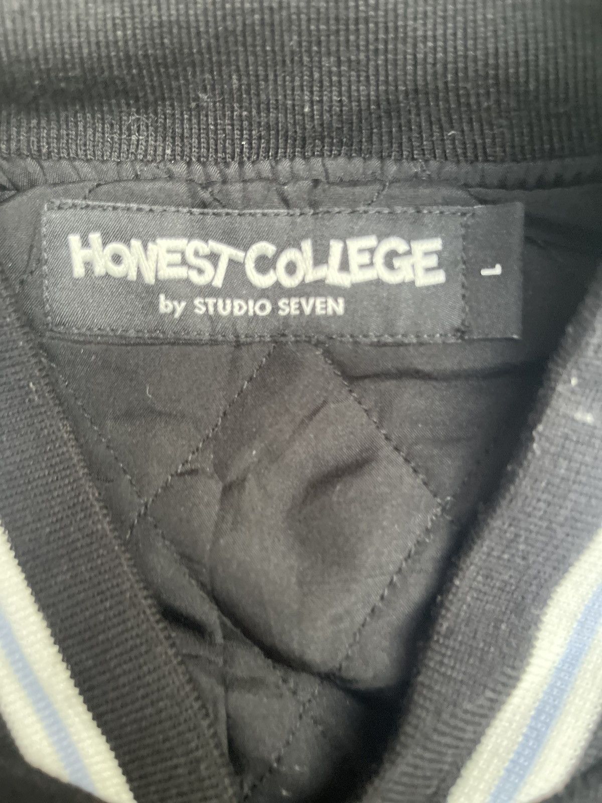 Studio Seven Studio Seven Honest College Varsity Jacket Leather Sleeve Size US L / EU 52-54 / 3 - 3 Thumbnail