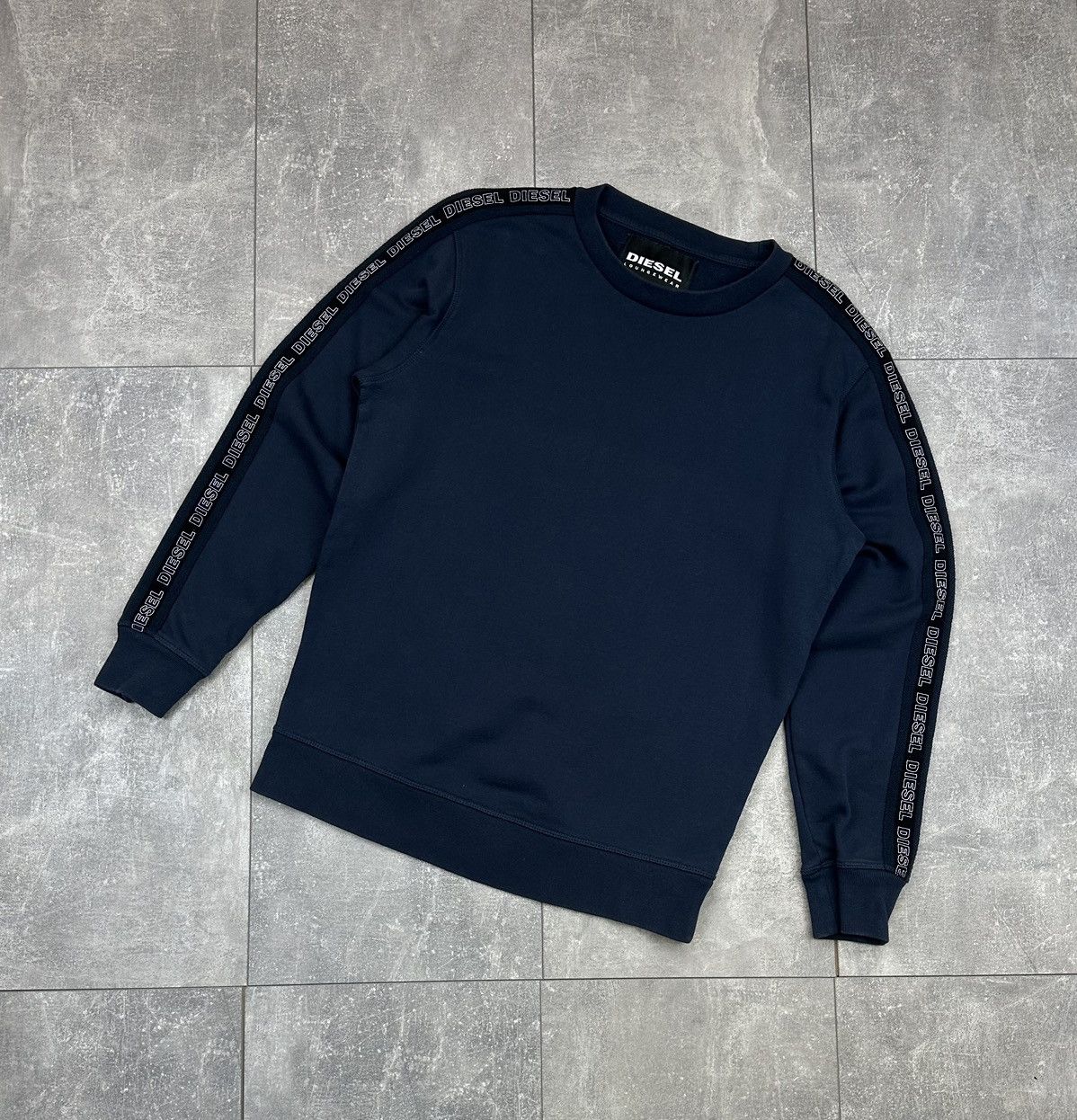 Diesel Diesel Lampas-Logo Luxury Sweatshirt Size US M / EU 48-50 / 2 - 1 Thumbnail