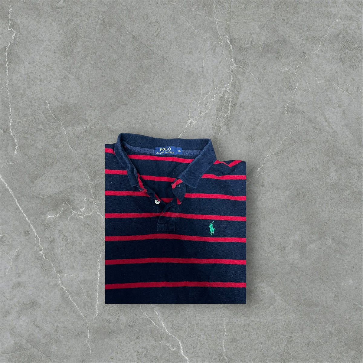Polo Ralph Lauren × Vintage polo Ralph Lauren size XL stripes Size US XL / EU 56 / 4 - 2 Thumbnail