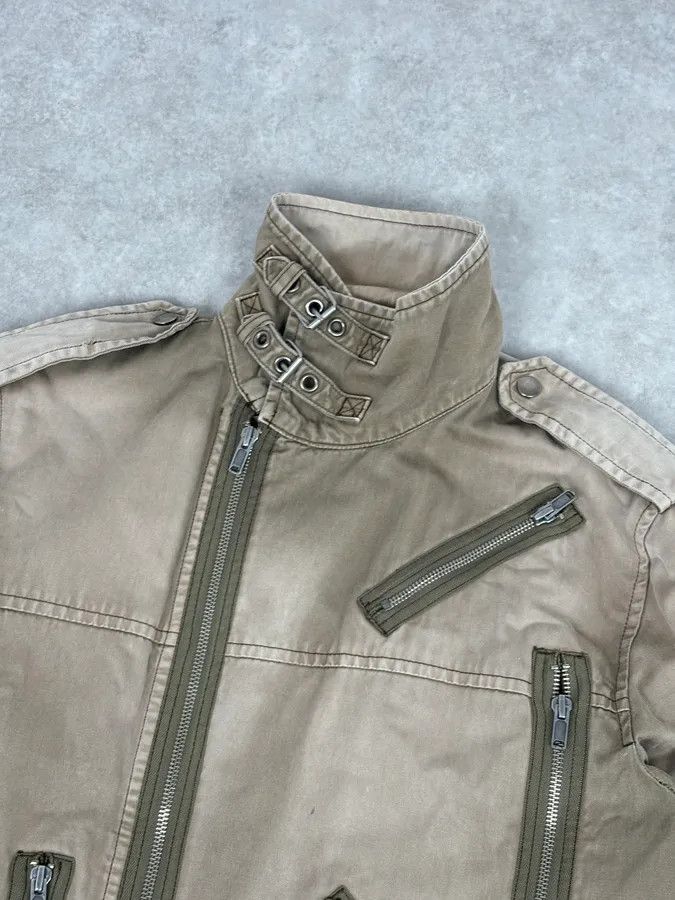 Marc Jacobs Marc Jacobs Khaki Multi Zip Avant-Garde Jacket Size US M / EU 48-50 / 2 - 5 Thumbnail