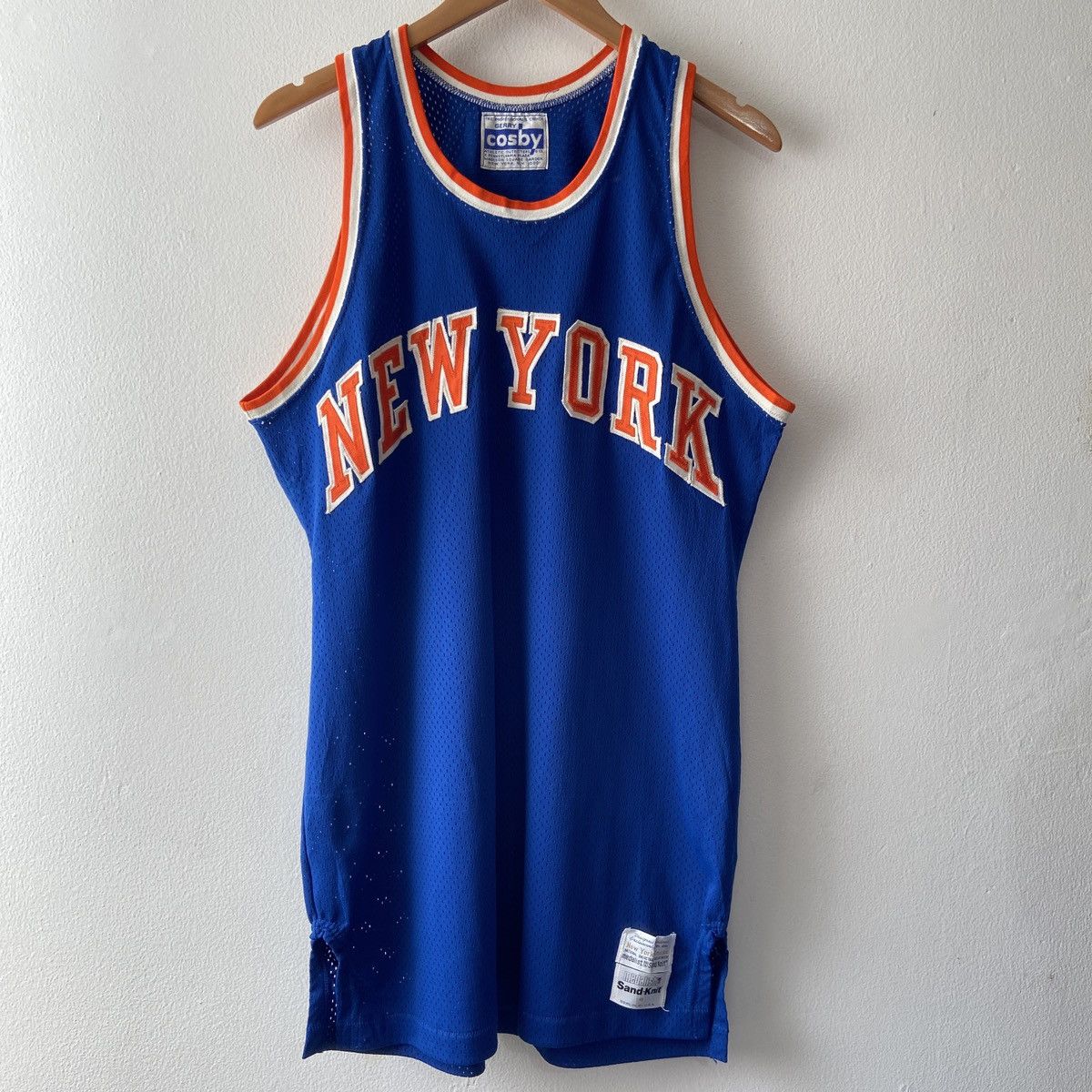 Vintage 60’ 70’ Gerry Cosby NBA New York Knicks Jersey Size US L / EU 52-54 / 3 - 1 Thumbnail