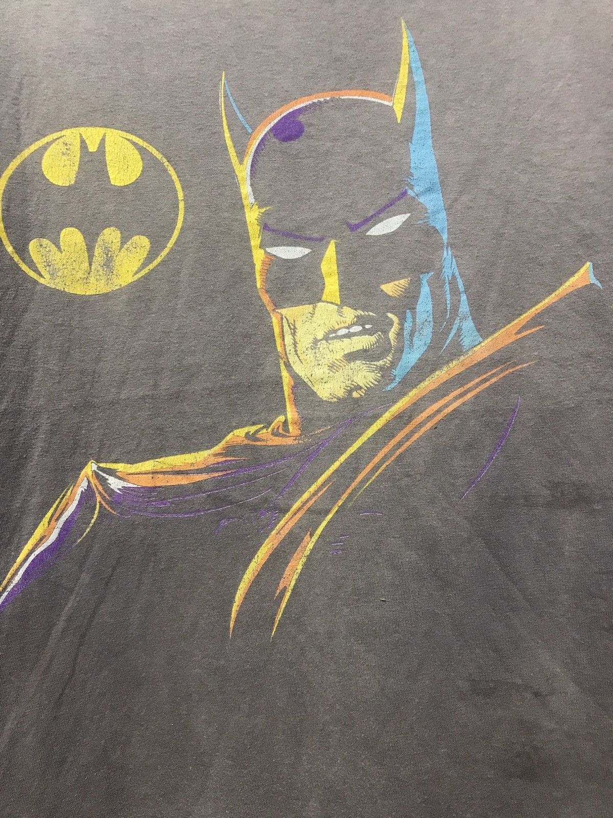 DC Comics × Vintage Vintage Batman Graphics T-Shirt Made In USA Single Stitch Size US L / EU 52-54 / 3 - 2 Thumbnail