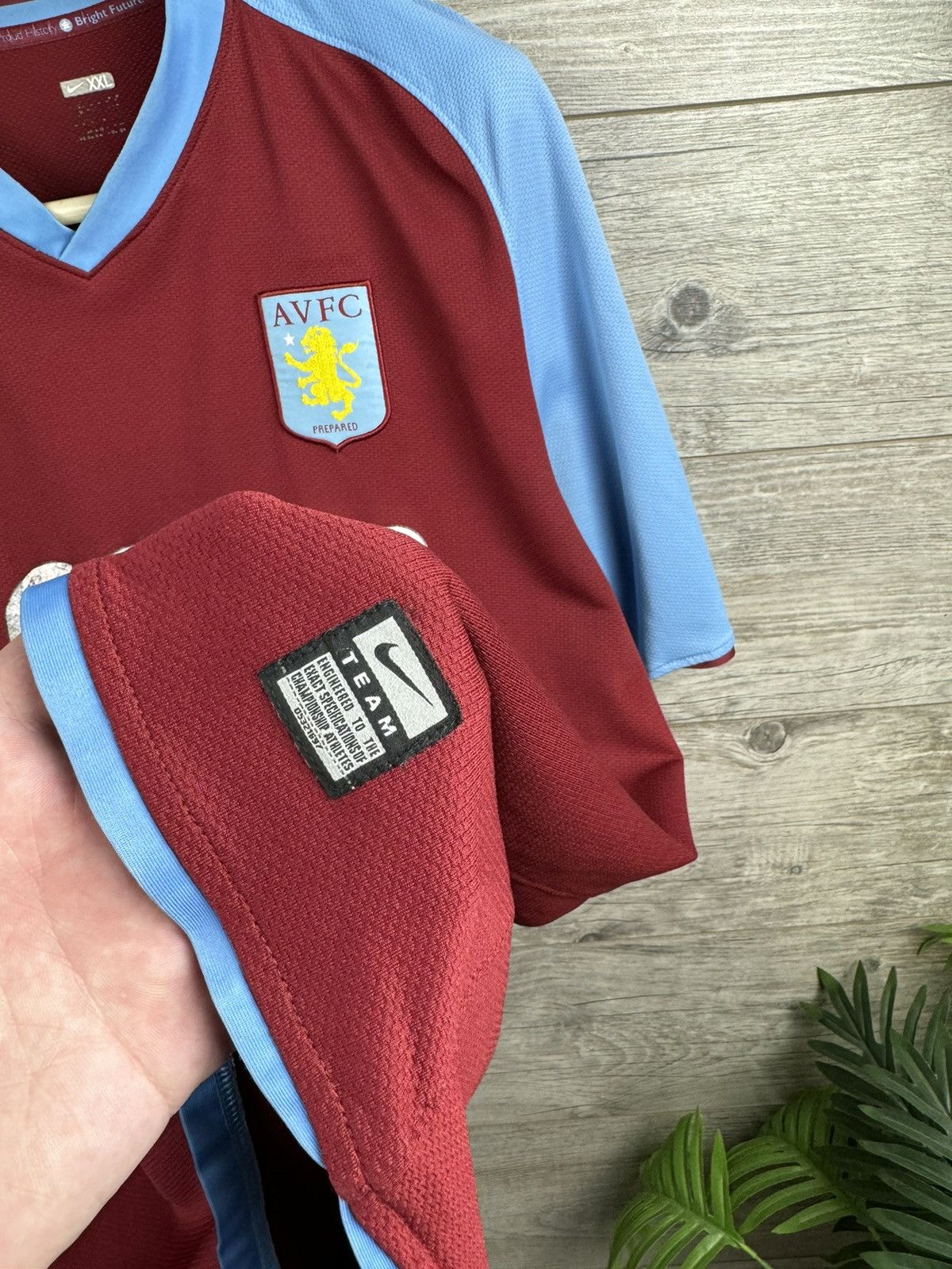 Other ASTON VILLA 2008/2009 HOME FOOTBALL SHIRT NIKE SOCCER JERSEY Size US XXL / EU 58 / 5 - 9 Thumbnail
