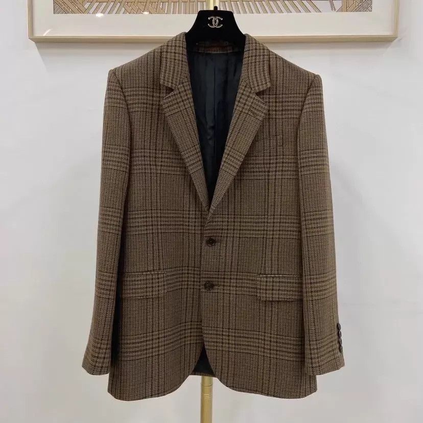 Celine Celine Tartan Checked Blazer 34 Size XXS / US 00 / IT 34 - 1 Thumbnail