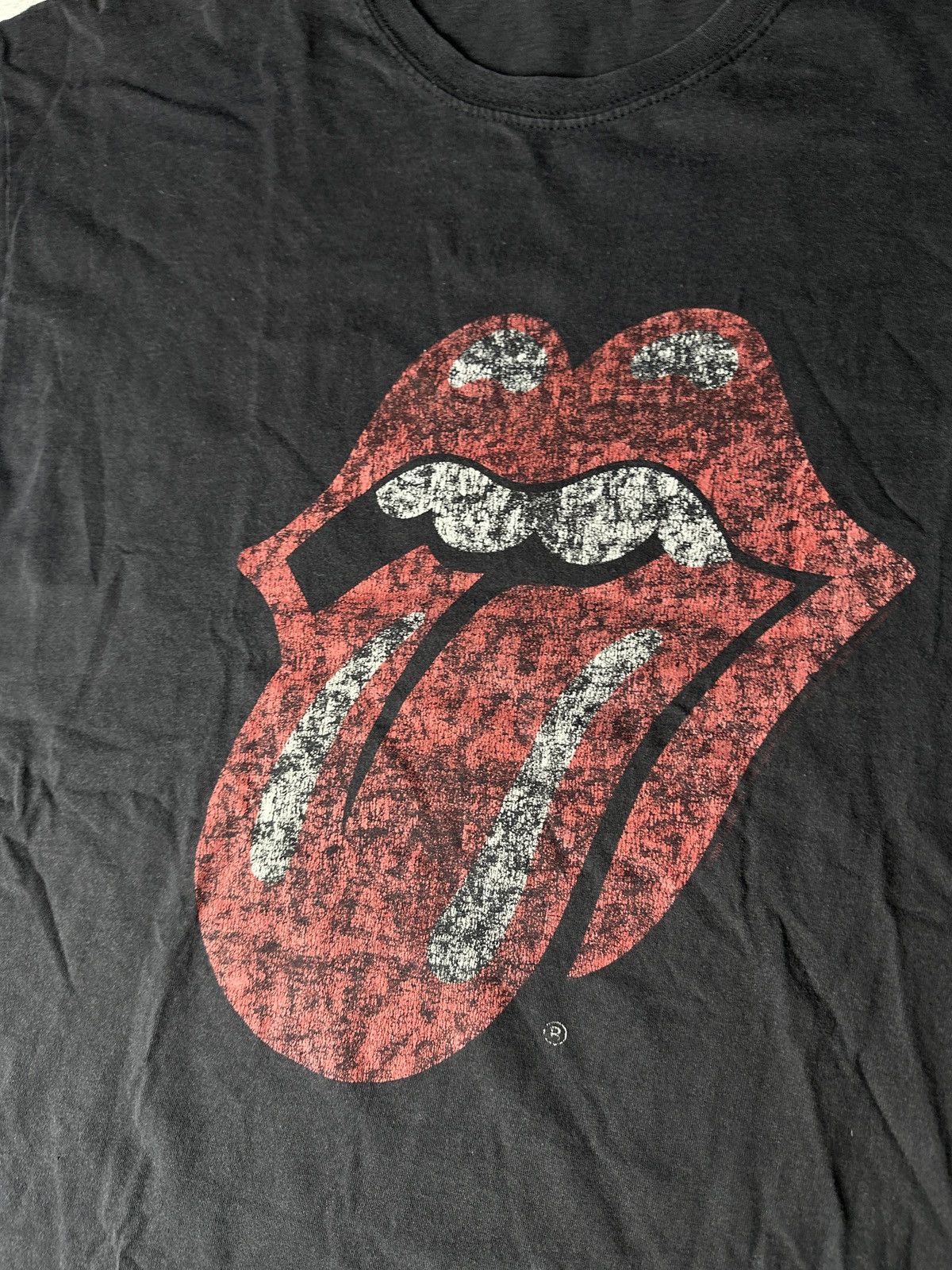 Band Tees 2009🚨The Rolling Stones vintage t-shirt fadec boxy band Size US L / EU 52-54 / 3 - 5 Thumbnail