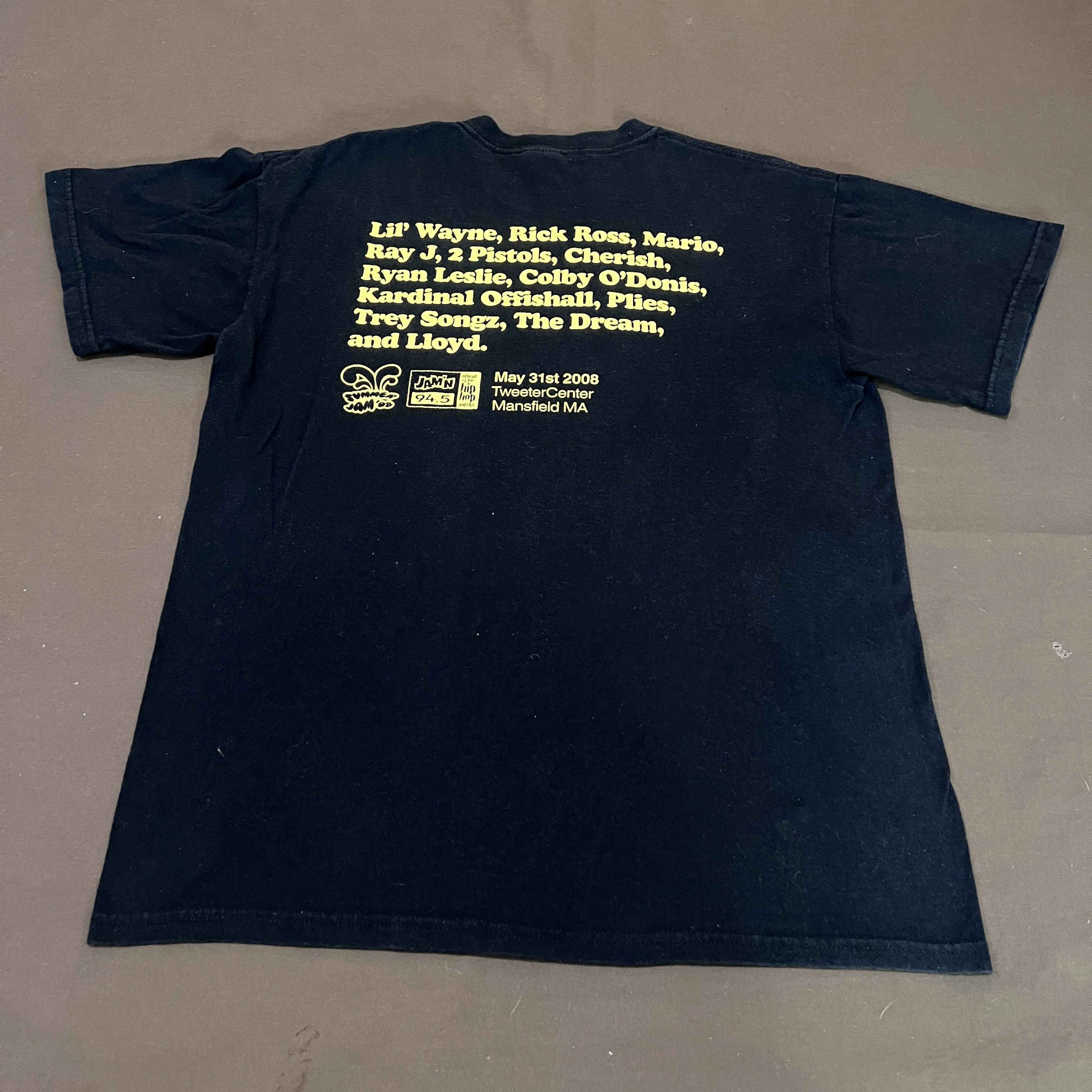 Band Tees × Rap Tees × Vintage Vintage Y2K Summer Jam Tee lil wayne rick ross Ray J Size US M / EU 48-50 / 2 - 4 Thumbnail