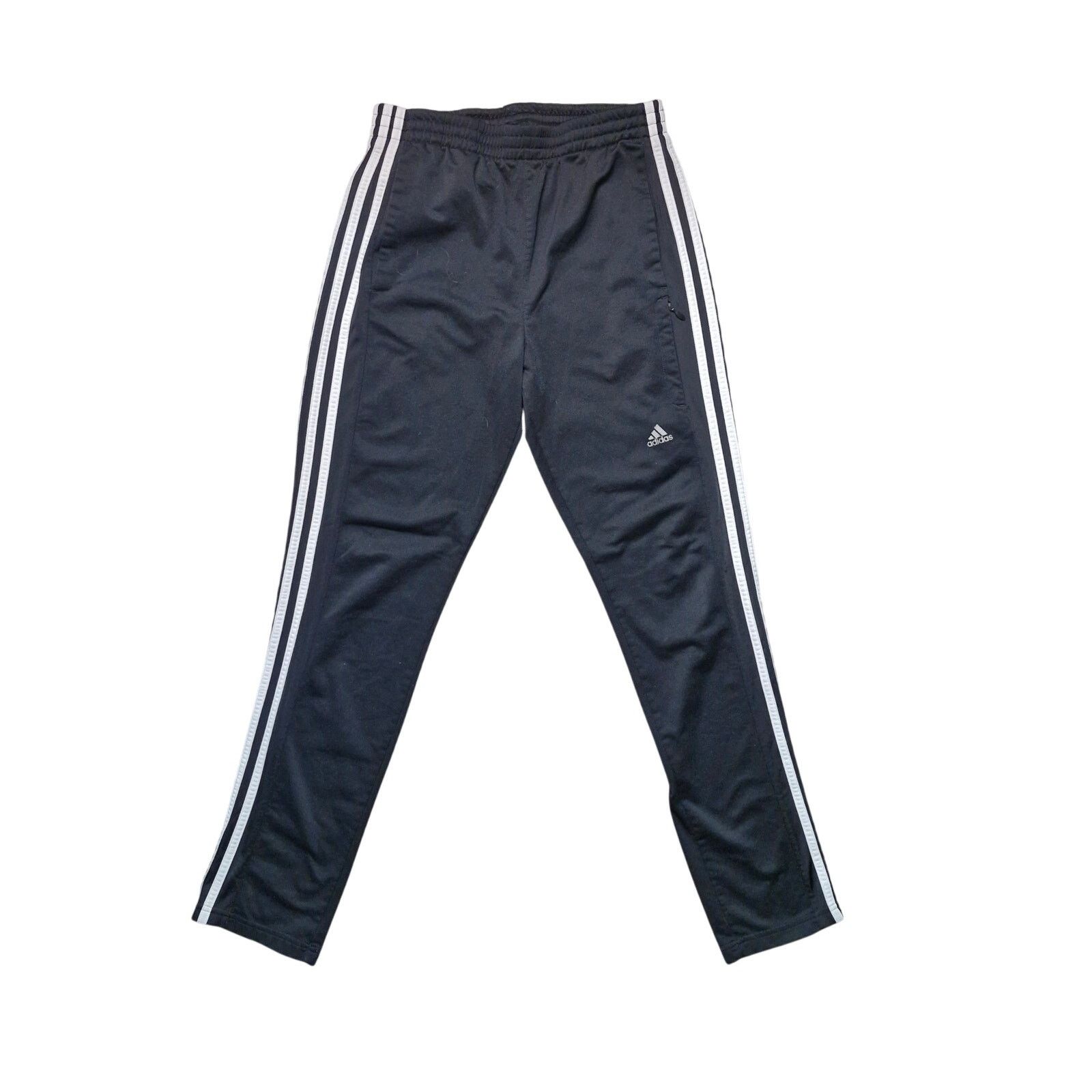 Adidas Adidas Men’s Track Pants Medium Black White Stripes Size US 32 / EU 48 - 1 Thumbnail