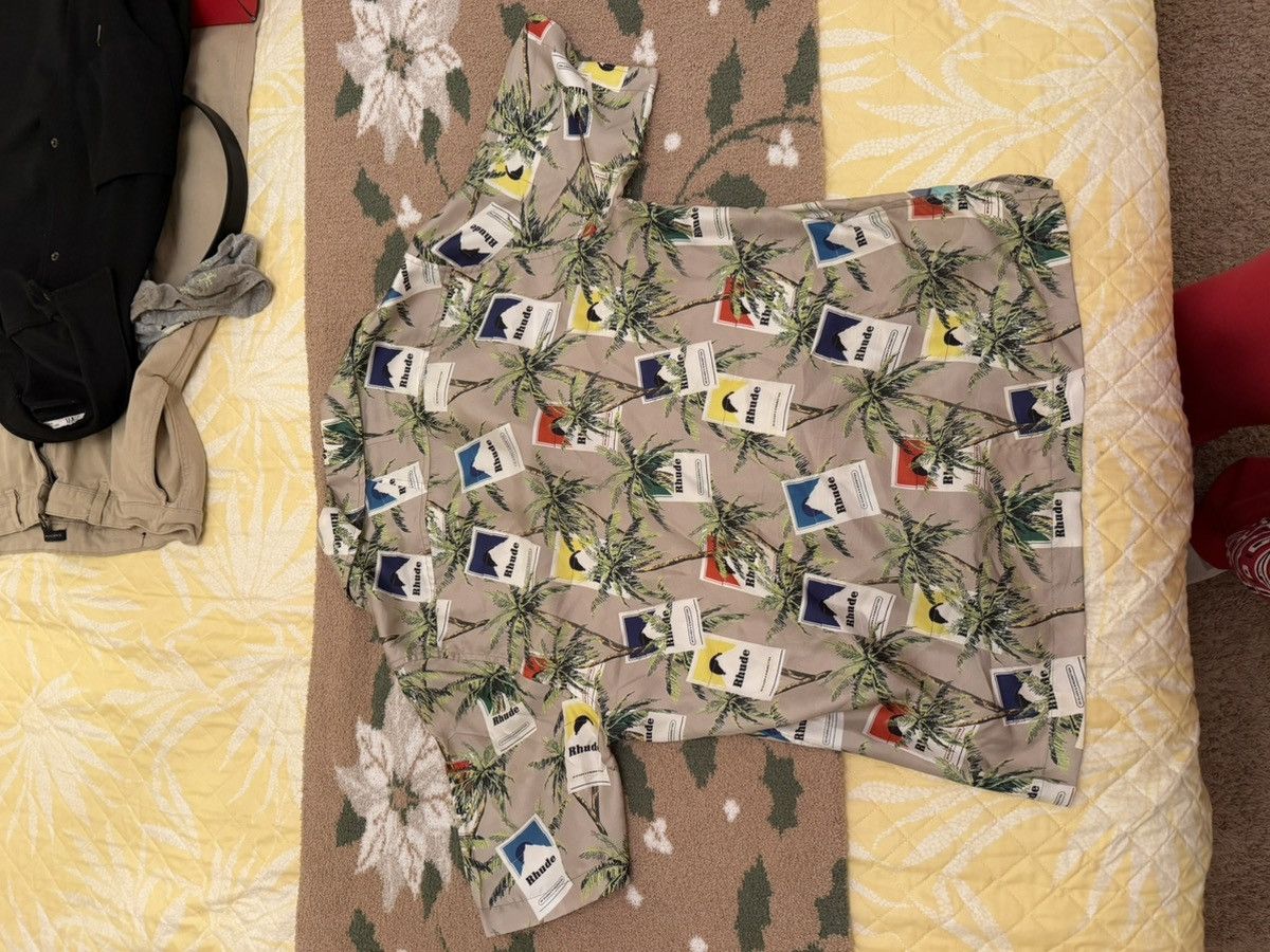 Rhude Rhude Silk Cigarette Box Logo Shirt Size US M / EU 48-50 / 2 - 6 Thumbnail