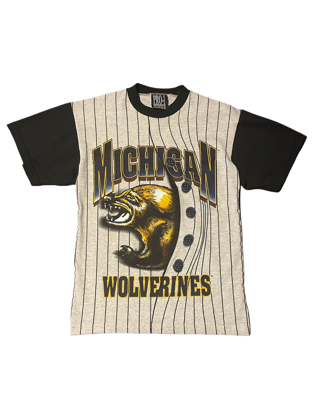 NCAA × NFL × Vintage 80s-70s True vintage Michigan Wolverines jersey Tee Size US S / EU 44-46 / 1 - 1 Thumbnail