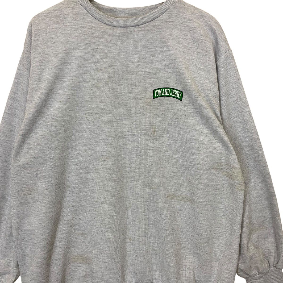 Cartoon Network × Disney × Japanese Brand Tom n Jerry Big Logo Crewneck Sweatshirt Size US XL / EU 56 / 4 - 10 Thumbnail