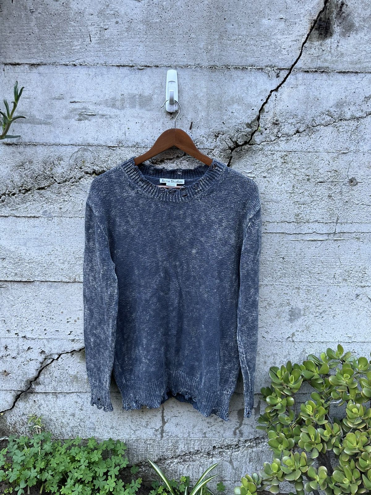Acne Studios RARE GRAIL Acne Studios sun washed acid distressed knit Size US M / EU 48-50 / 2 - 2 Thumbnail