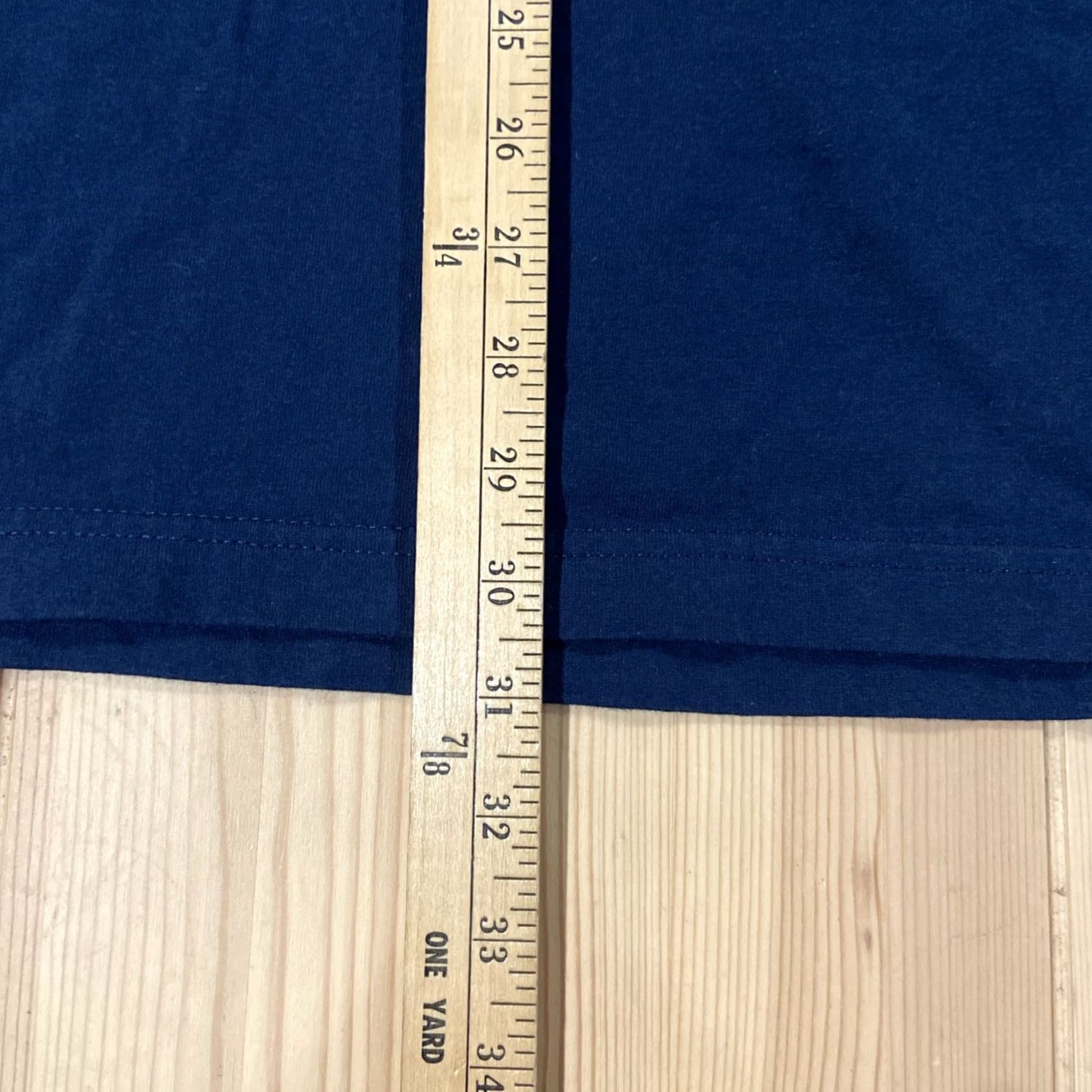 Vintage VINTAGE Notre Dame Football T-Shirt Fighting Irish Mascot Tee 2XL Blue Men XXL Graphic Tee 90s Sportswear Size US XXL / EU 58 / 5 - 3 Thumbnail