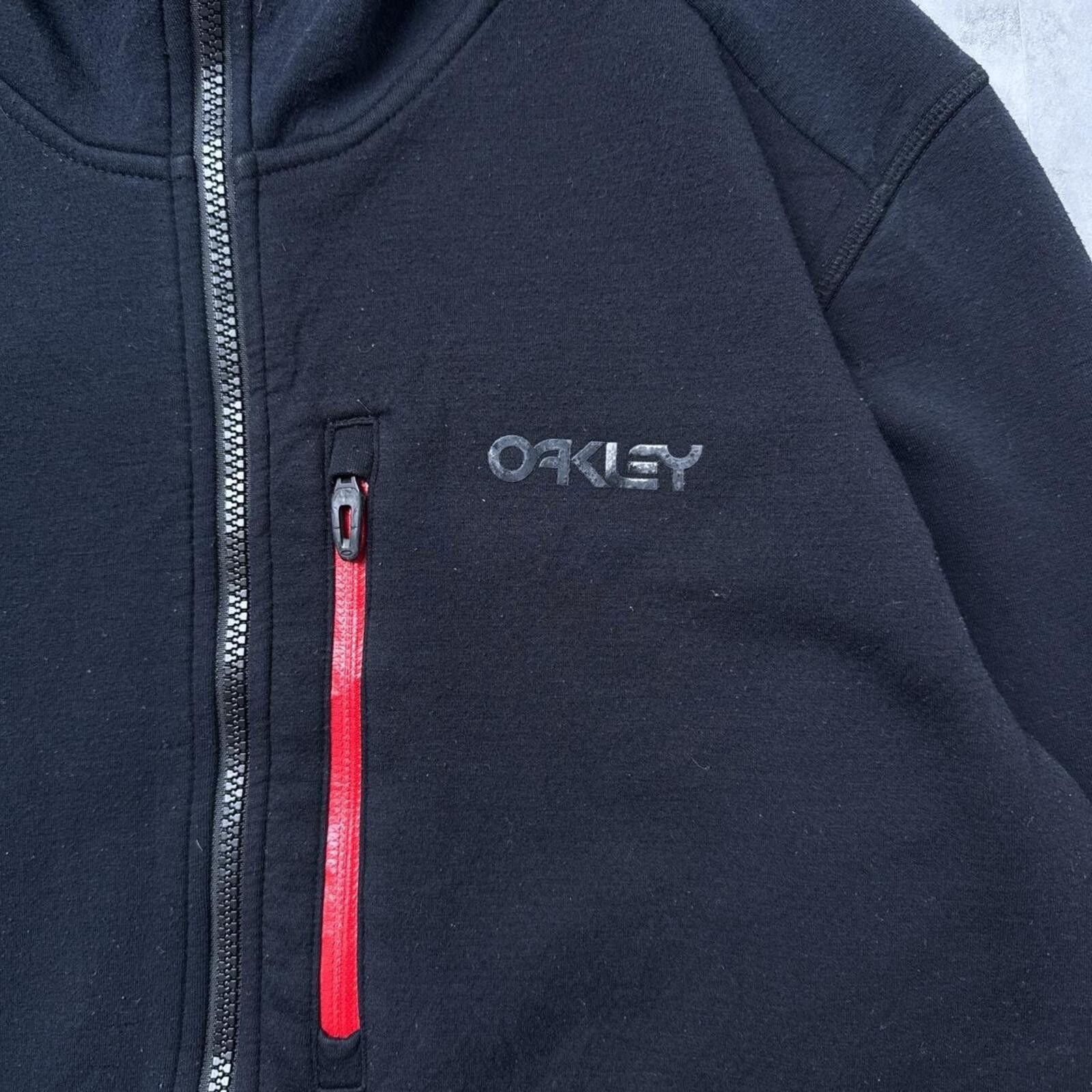 Oakley Y2K Oakley Black Fleece Zip up hoodie jacket Size US M / EU 48-50 / 2 - 3 Thumbnail