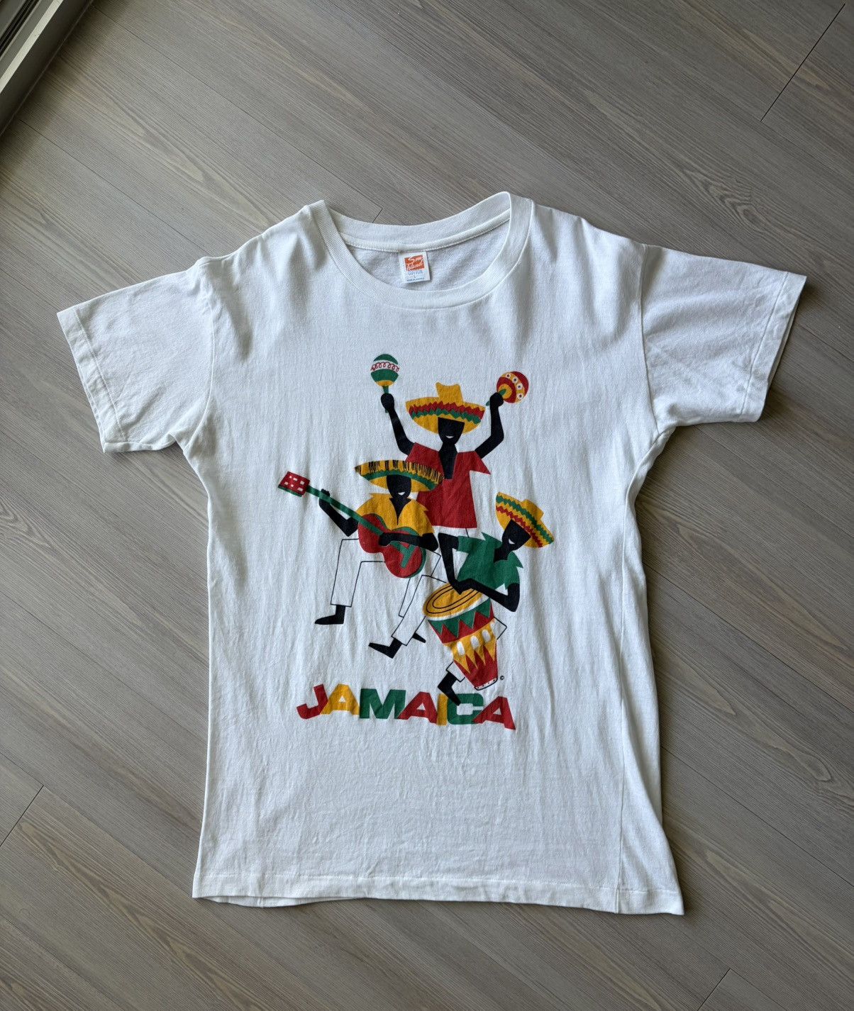 Other VINTAGE PAPER THIN SINGLE STITCH JAMAICA TEE Size US L / EU 52-54 / 3 - 1 Thumbnail