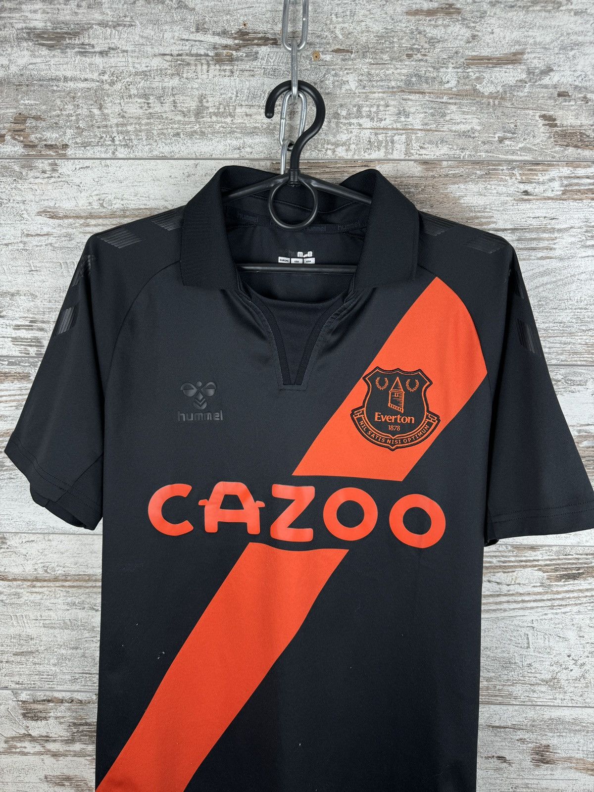 Hummel Mens Hummel Everton FC Godfrey 22 T-shirt soccer jersey tee Size US S / EU 44-46 / 1 - 2 Thumbnail