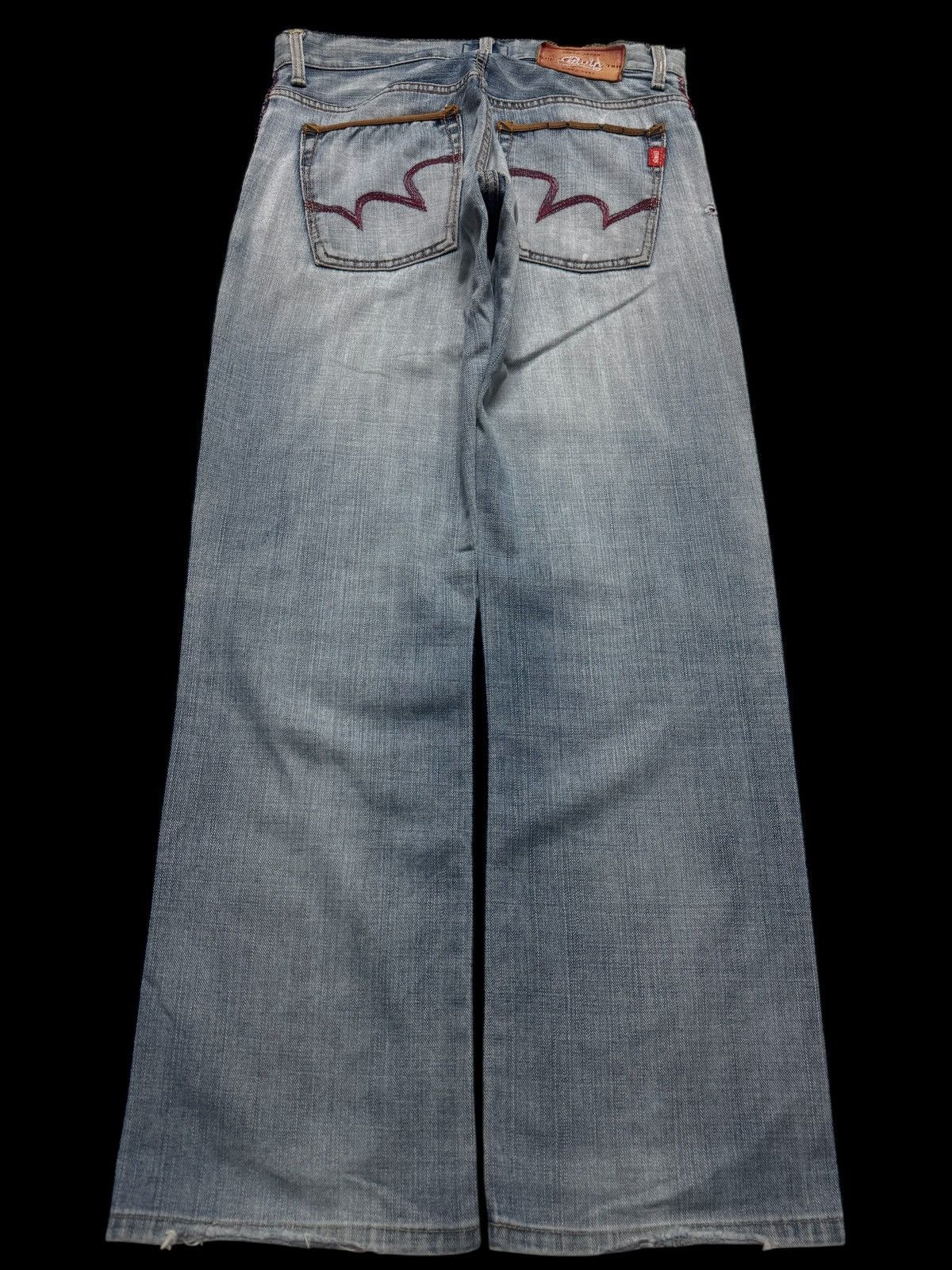 Edwin INSANE SASHIKO BORO 90s EDWIN JEANS Size US 29 - 2 Thumbnail