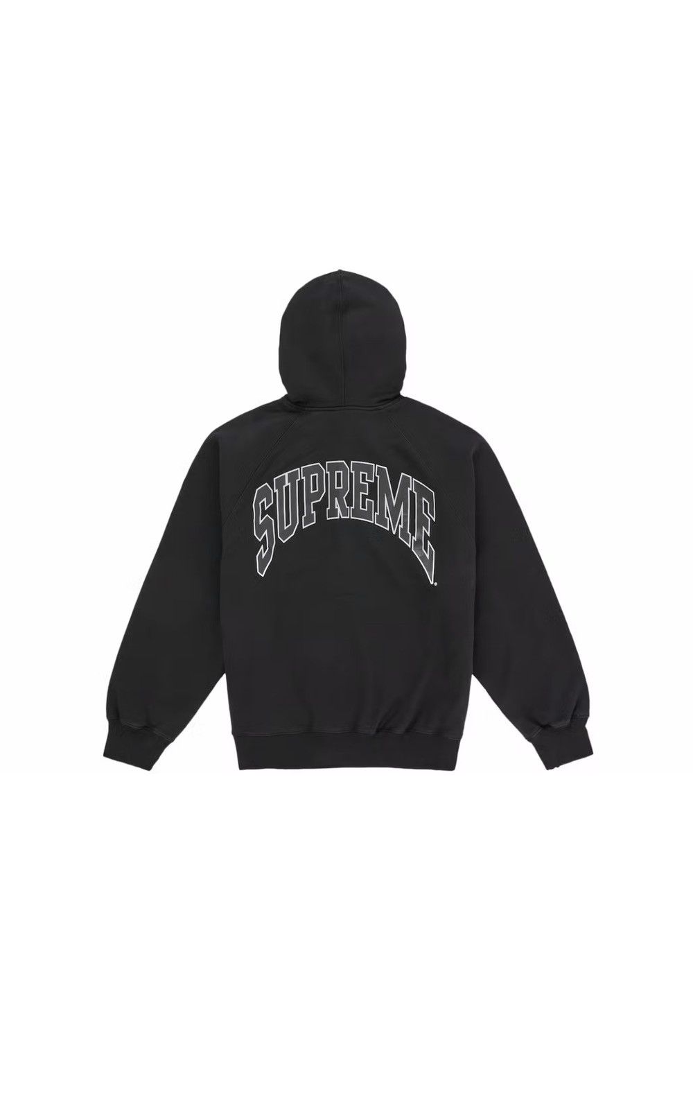 Supreme Supreme Raglan Zip Up Hoodie Size US XXL / EU 58 / 5 - 2 Thumbnail