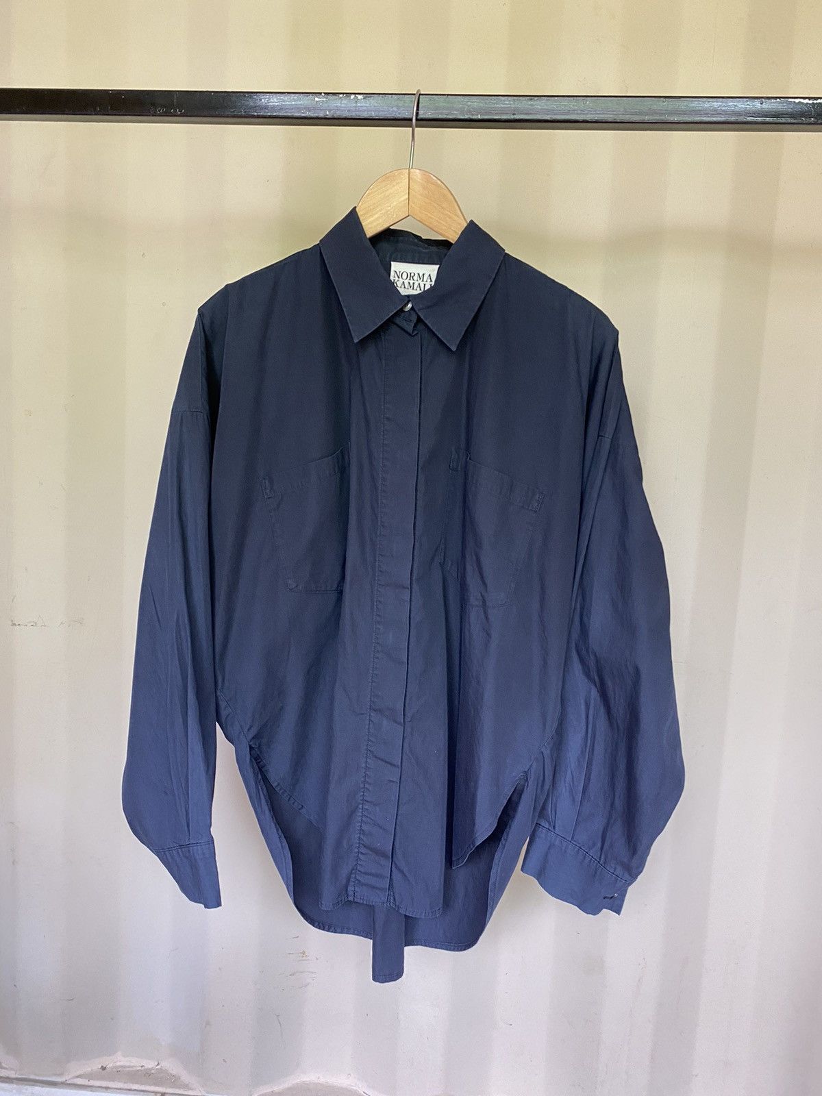 Designer × Japanese Brand Norma Kamali blouse shirt Size ONE SIZE - 1 Thumbnail