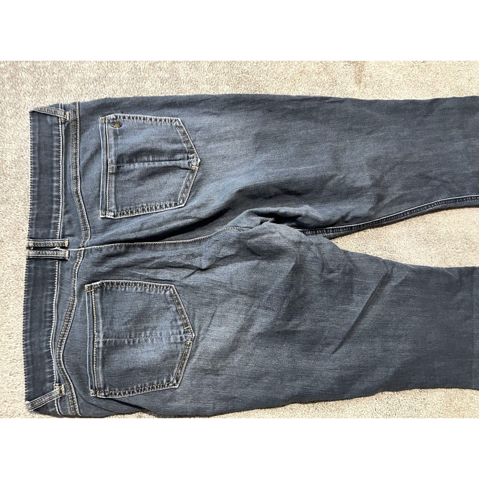 Vintage VINTAGE Democracy Jeans Women's 16 Boot Cut stretch Embroidered Pockets Ab Solution Size 38" / US 16 / IT 52 - 4 Thumbnail