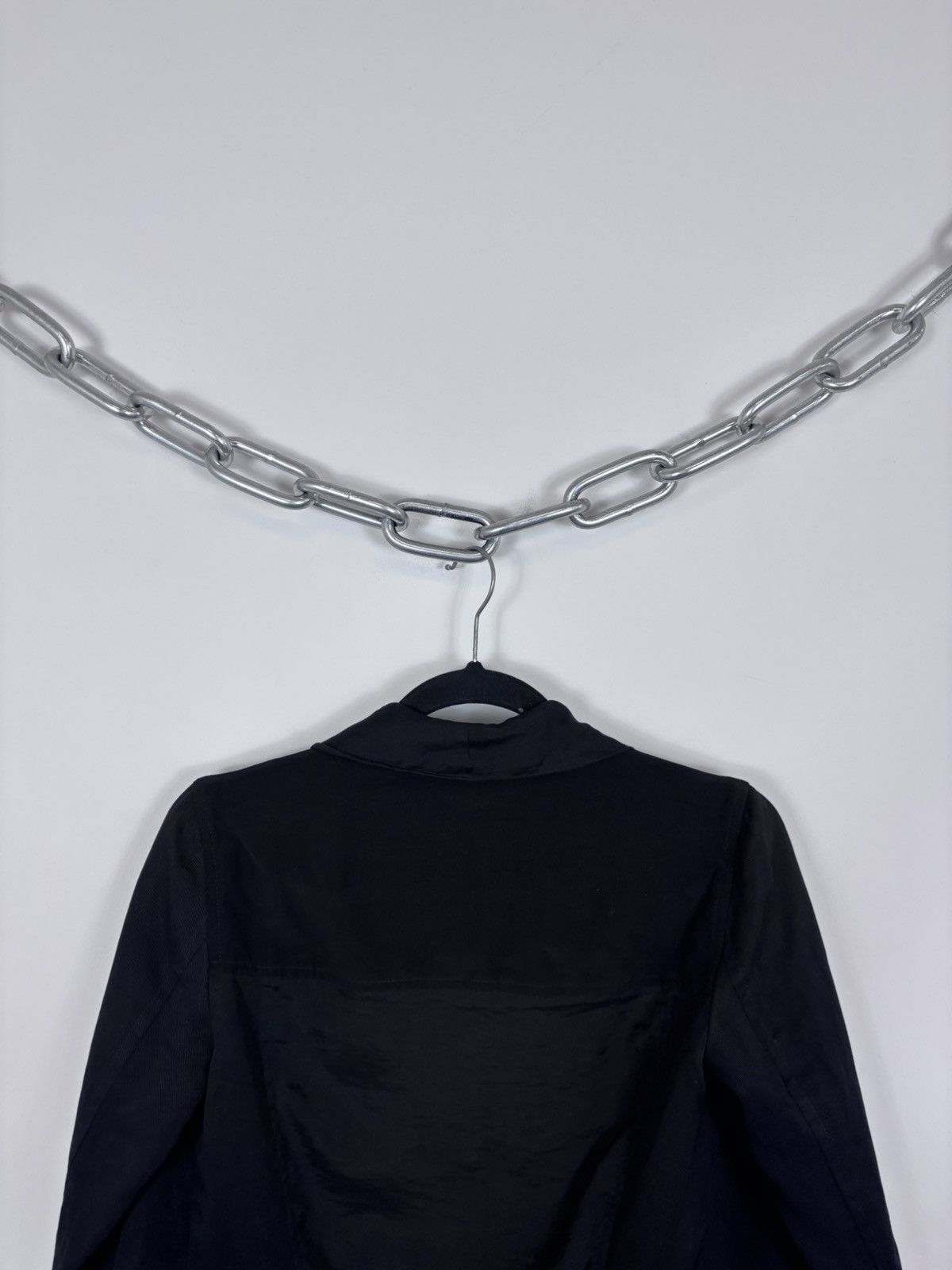 Allsaints AllSaints Kwar Jacket Women’s Black Draped Long Sleeve Size XS / US 0-2 / IT 36-38 - 15 Thumbnail