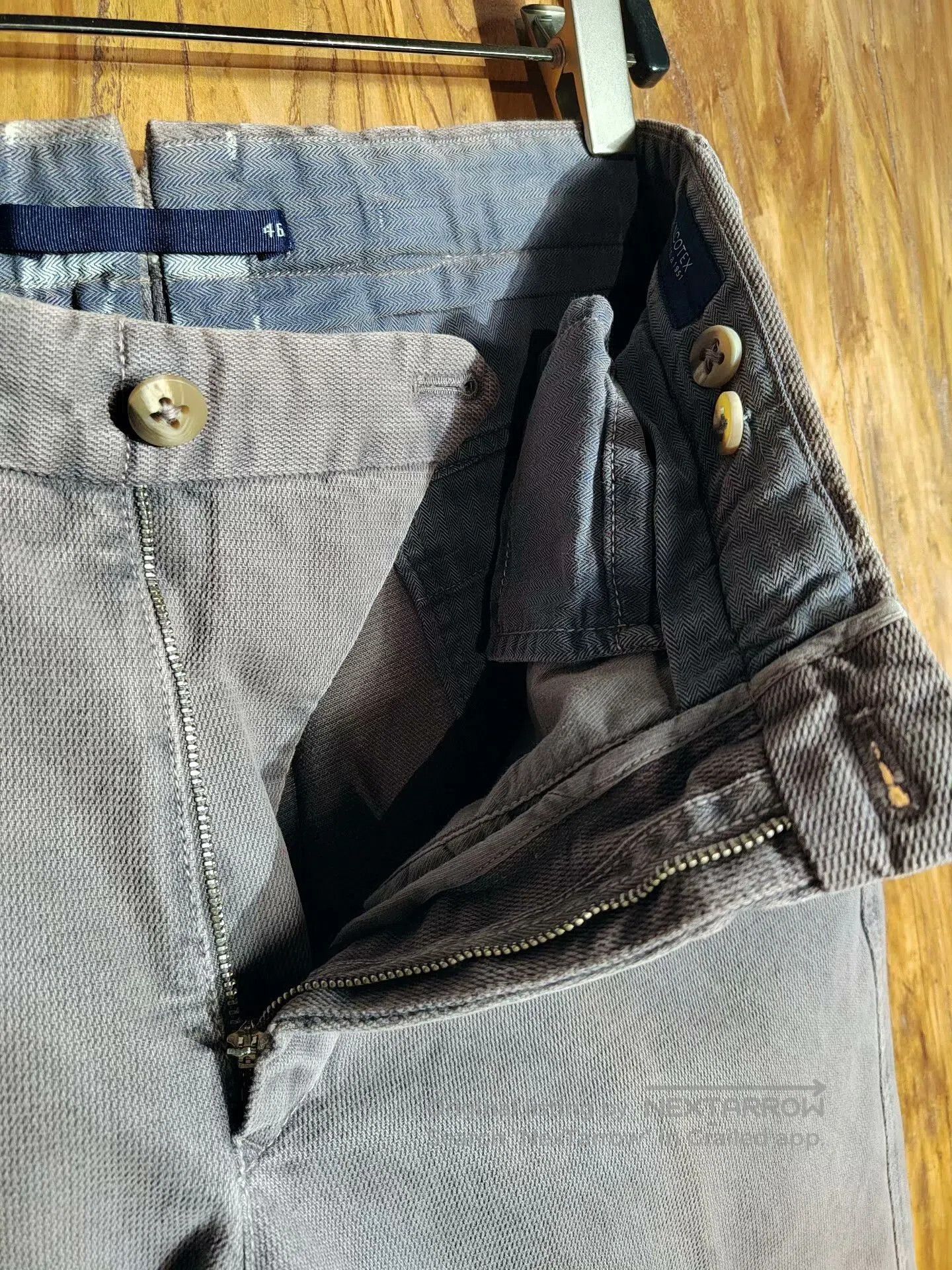 Incotex INCOTEX Casual Pants in Gray. Size US 30 / EU 46 - 3 Thumbnail