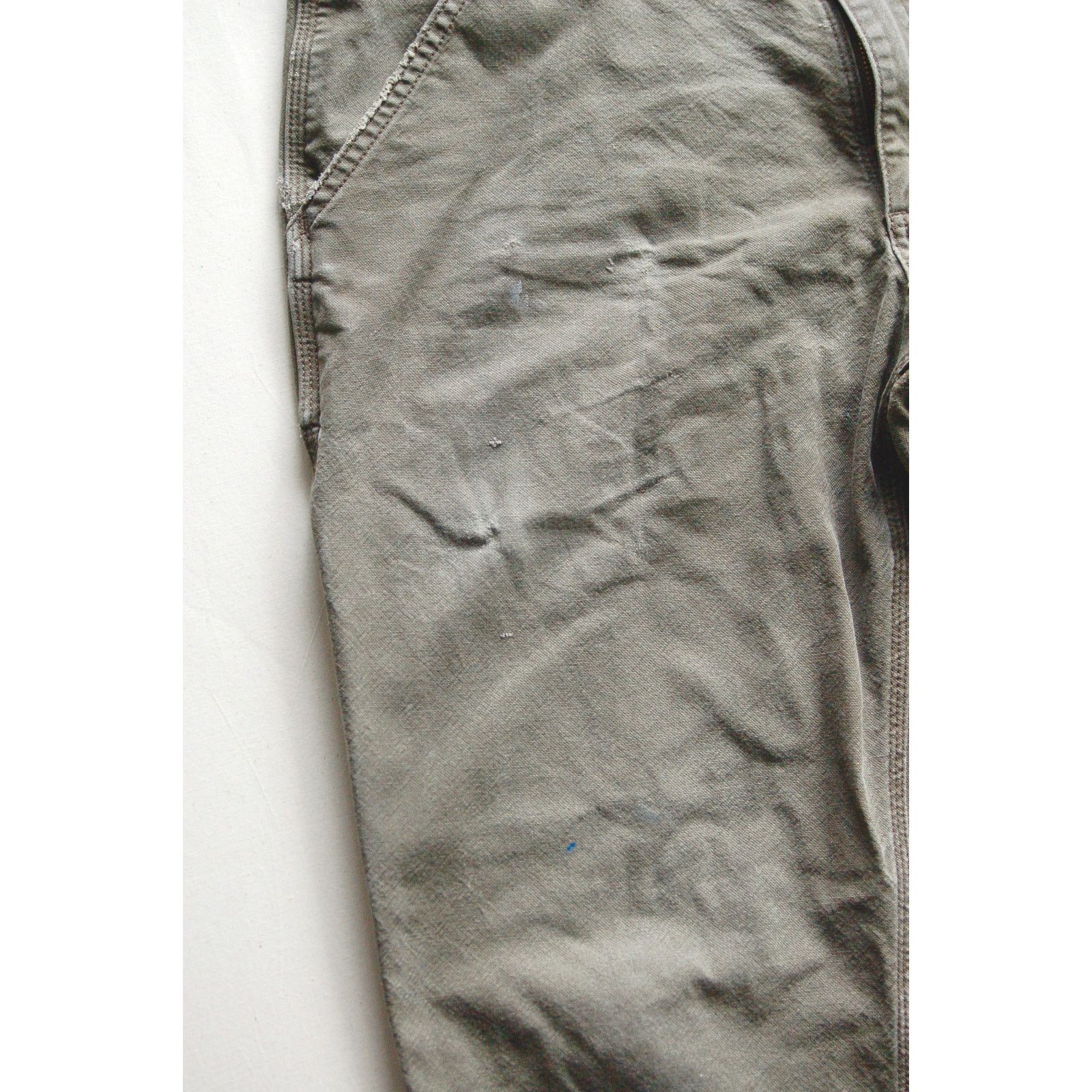 Carhartt Distressed Carhartt Duck Pants 34x32 Olive Honest Mending Size US 34 / EU 50 - 10 Thumbnail