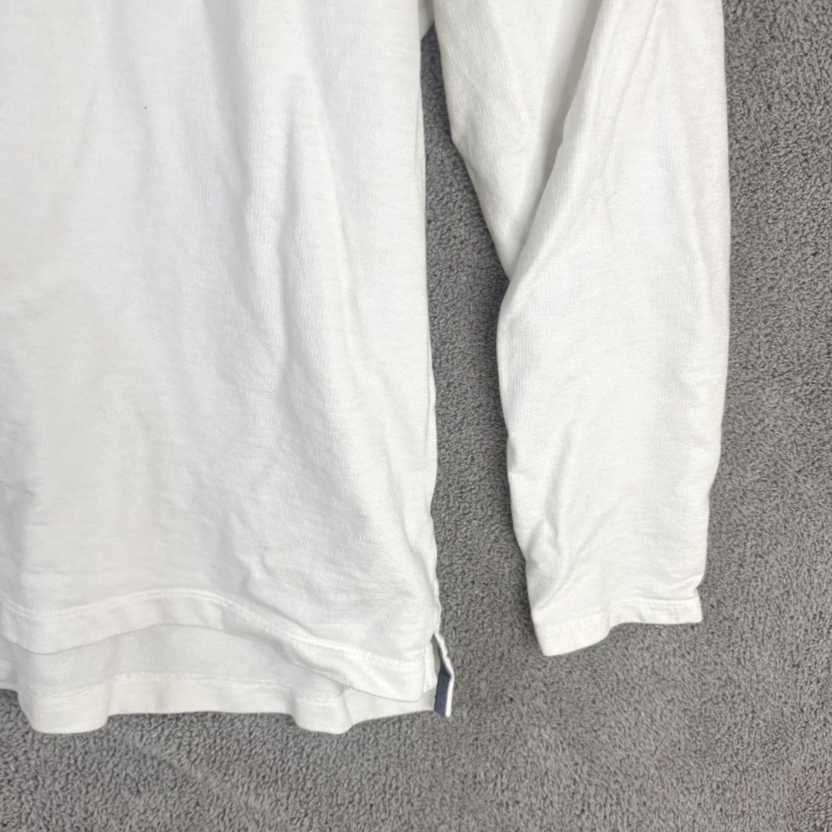 Vintage L.L.Bean Shirt Mens XL White Long Sleeve Henley Logo Cotton Pullover Tee Size US XL / EU 56 / 4 - 3 Thumbnail