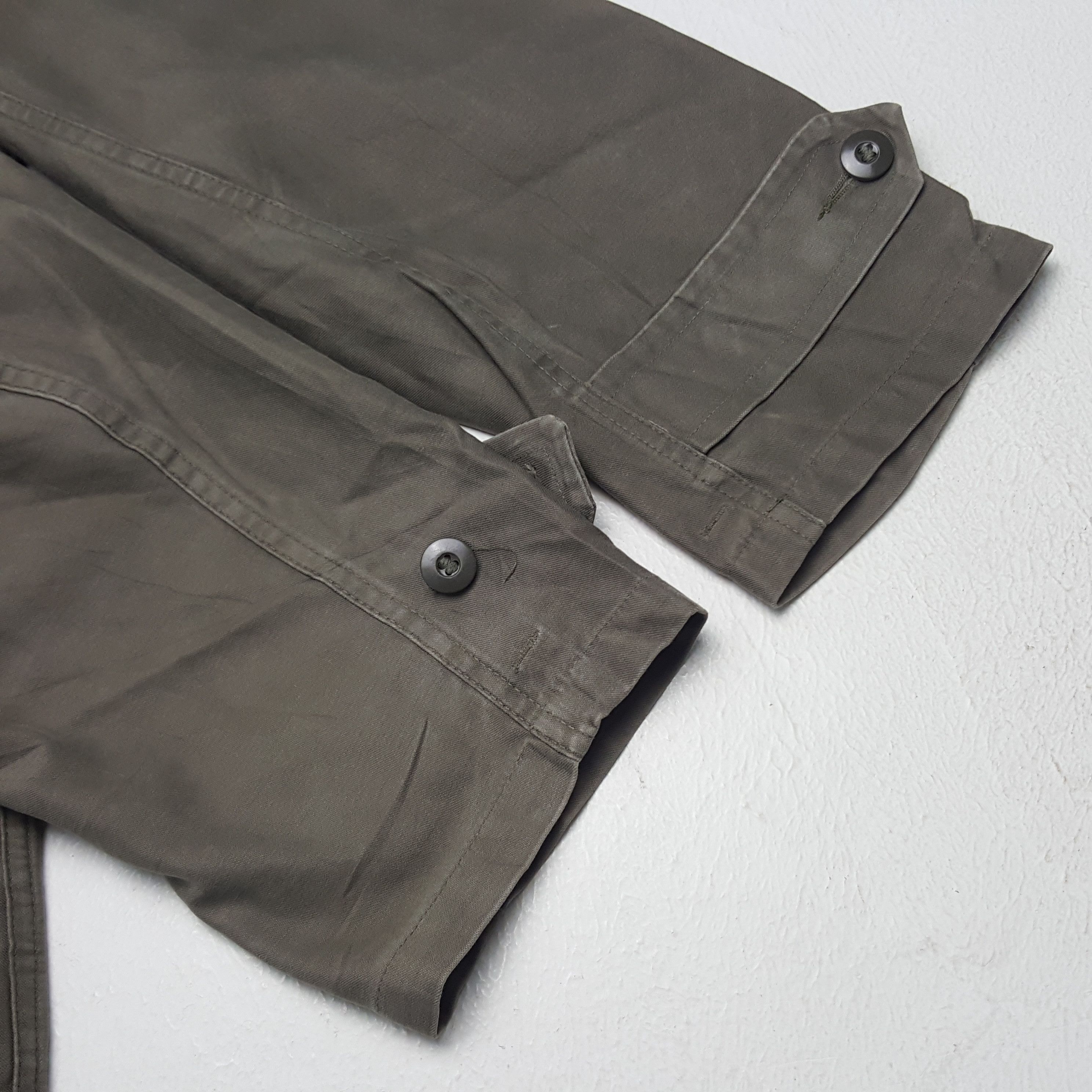 Vintage Vintage Germany Worker Military Style Jacket With Hoodie Size US L / EU 52-54 / 3 - 6 Thumbnail