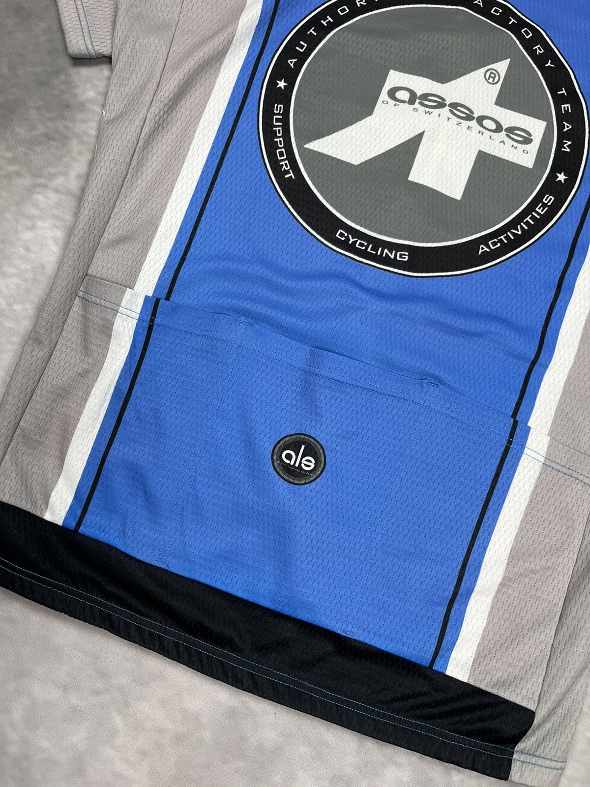 Vintage Vintage Assos Factory Team Cycling Jersey XL Blue Swiss Made Size US XL / EU 56 / 4 - 5 Thumbnail