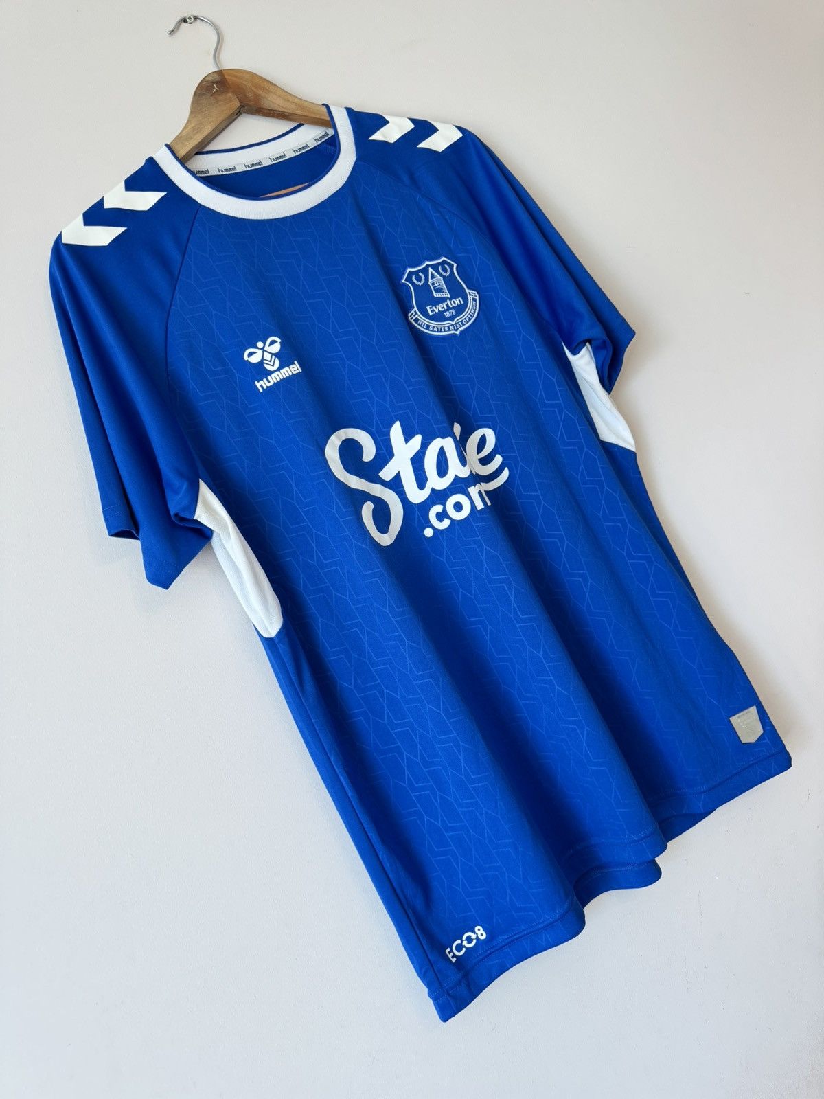 Hummel Onana #8 Everton 2022-2023 Home Soccer Jersey Football Shirt Size US XL / EU 56 / 4 - 8 Thumbnail