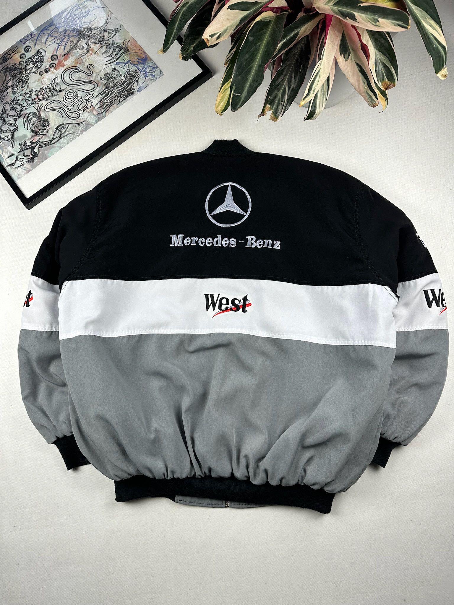 Mercedes-Benz Mens Vintage Mercedes McLaren racing jacket bombers rare Size US XL / EU 56 / 4 - 2 Thumbnail
