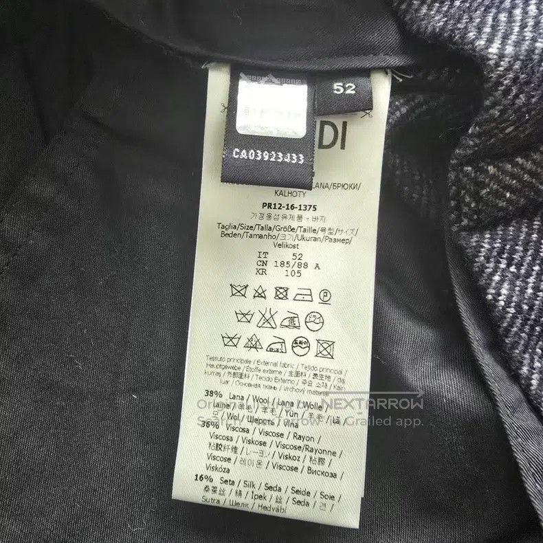 Fendi Fendi Wool trousers Size 52L - 4 Thumbnail