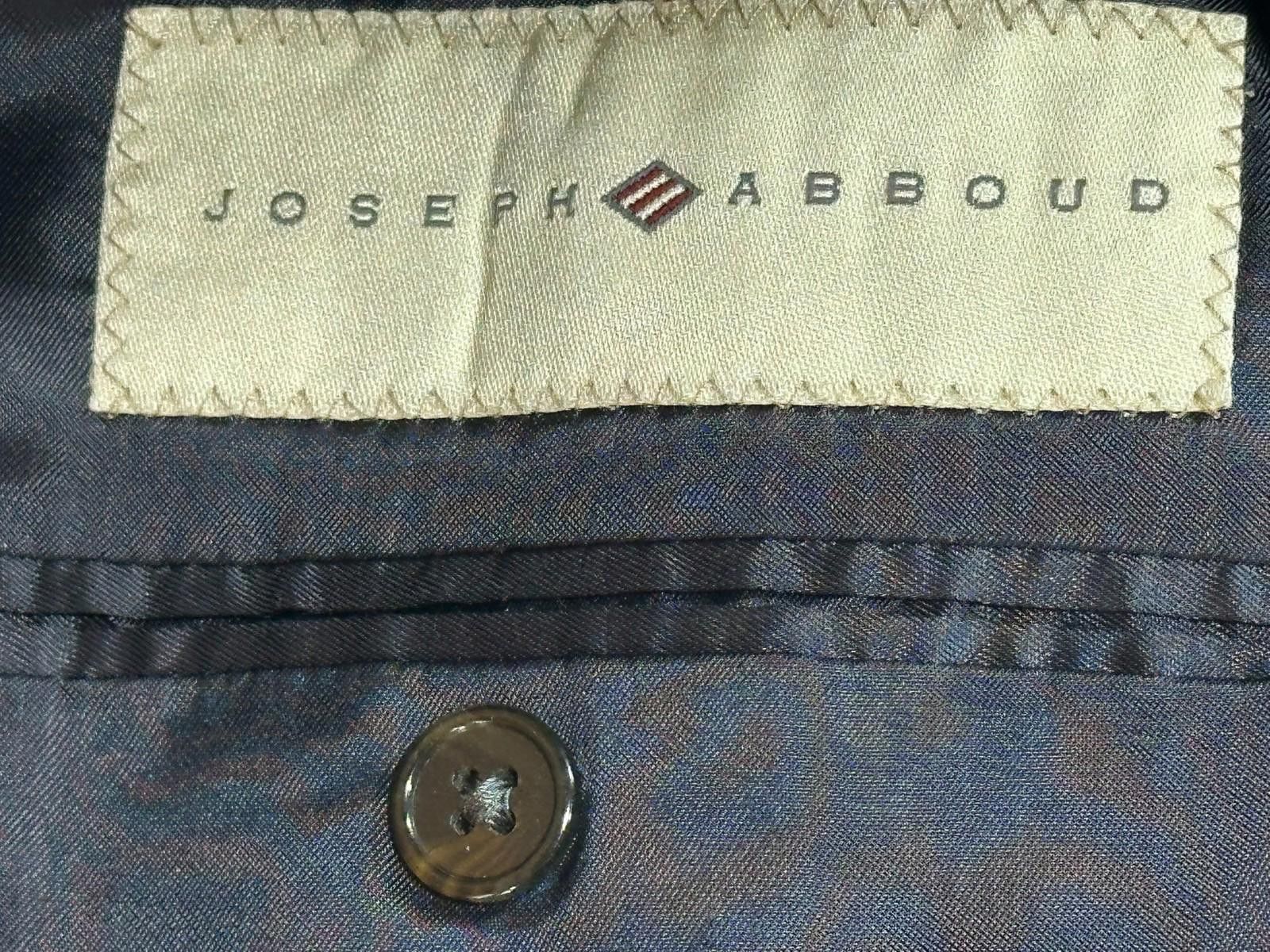 Joseph Abboud Joseph Abboud Single Breasted Wool Suit Jacket Blue 44R Size 44R - 8 Thumbnail