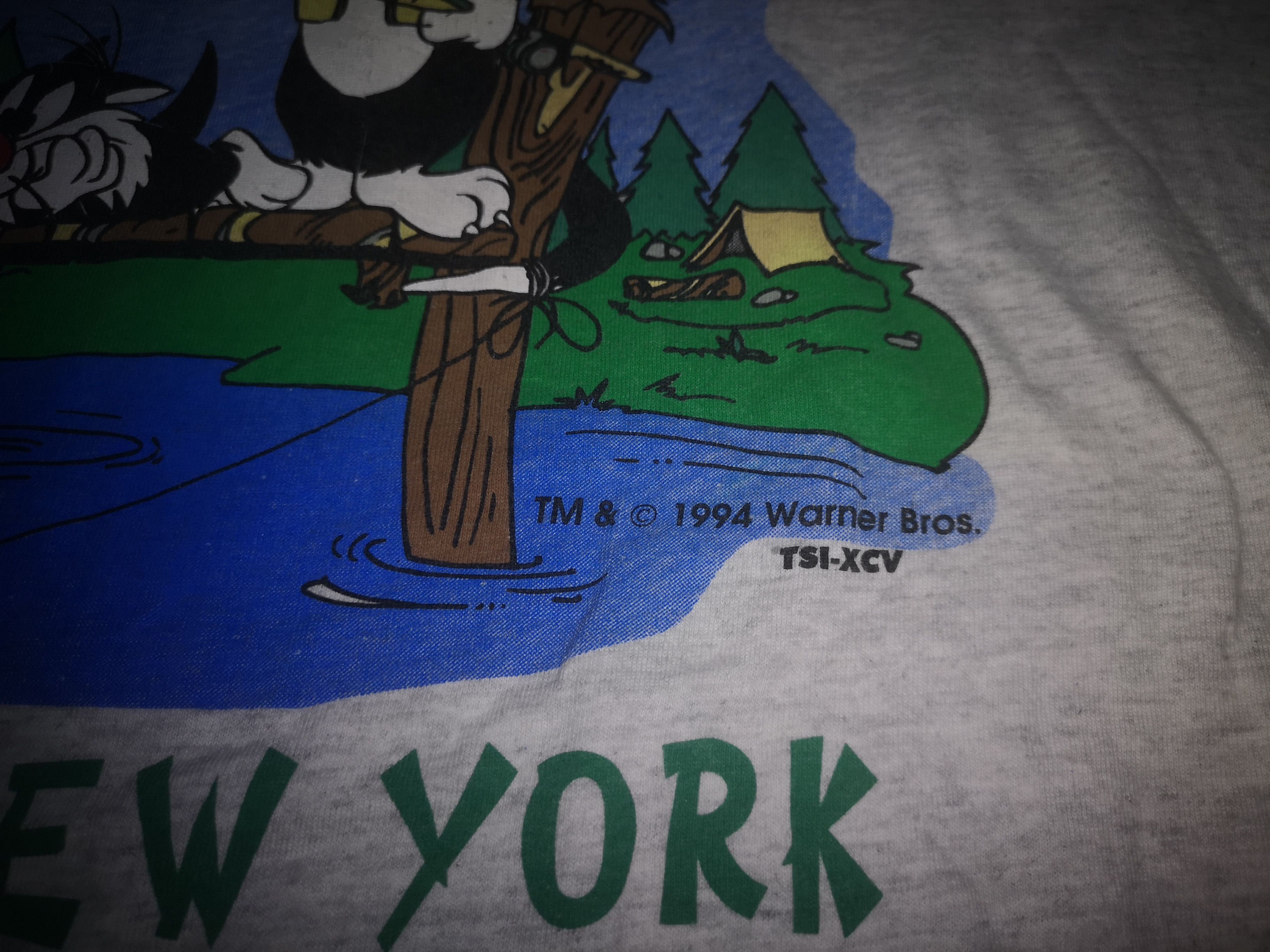 Cartoon Network × Vintage × Warner Bros Vintage 90s Looney Tunes Sylvester The Cat Warner Bros Shirt Size US XXL / EU 58 / 5 - 6 Thumbnail
