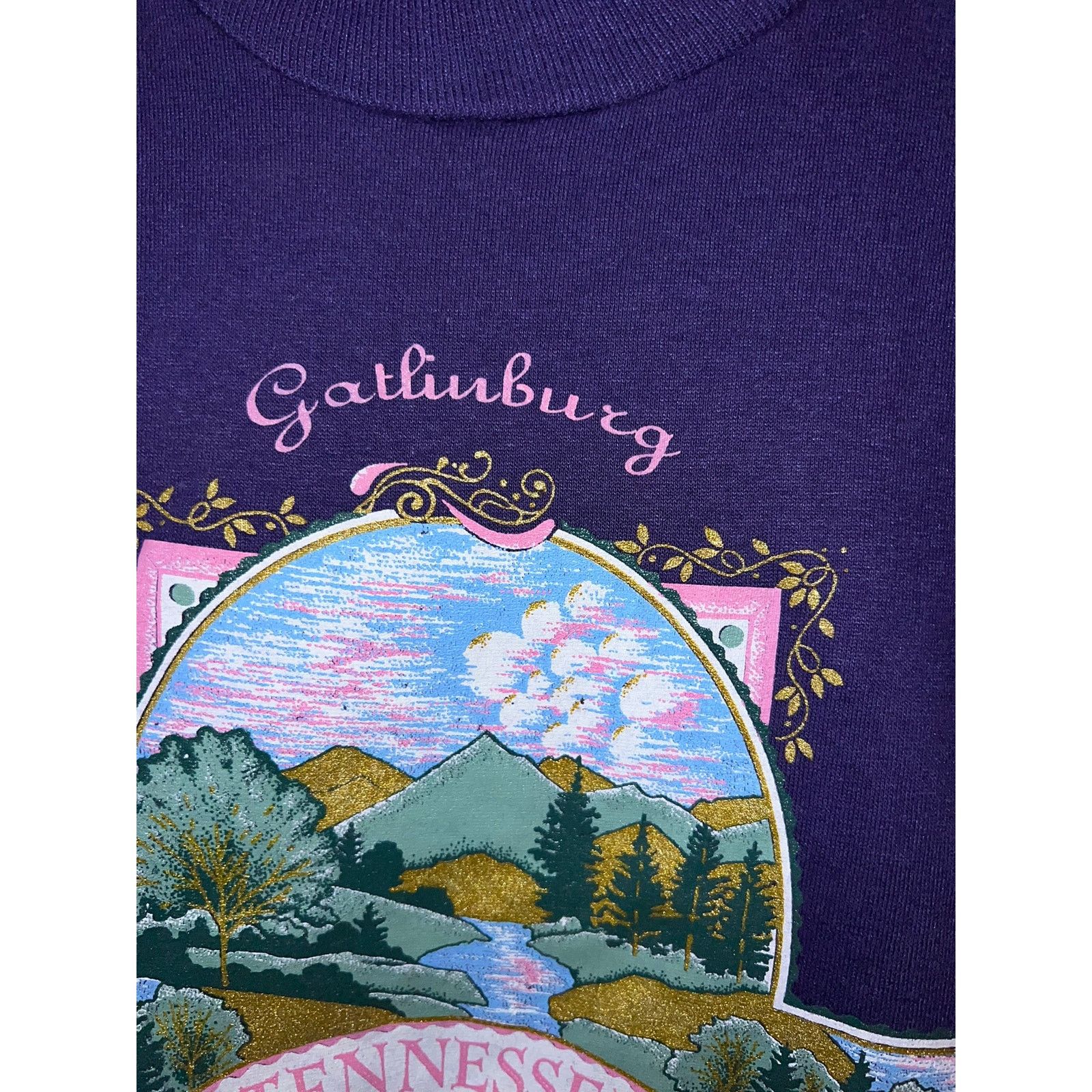 Jerzees Vintage Gatlinburg Shirt Tennessee Nature Shirt VTG 90s L Size US L / EU 52-54 / 3 - 3 Thumbnail