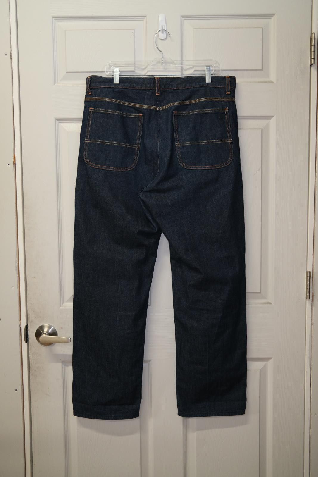 Other 2017' Uniqlo x JW Anderson Dark Wash Wide-Leg Jeans Size 36" / US 14 / IT 50 - 2 Thumbnail