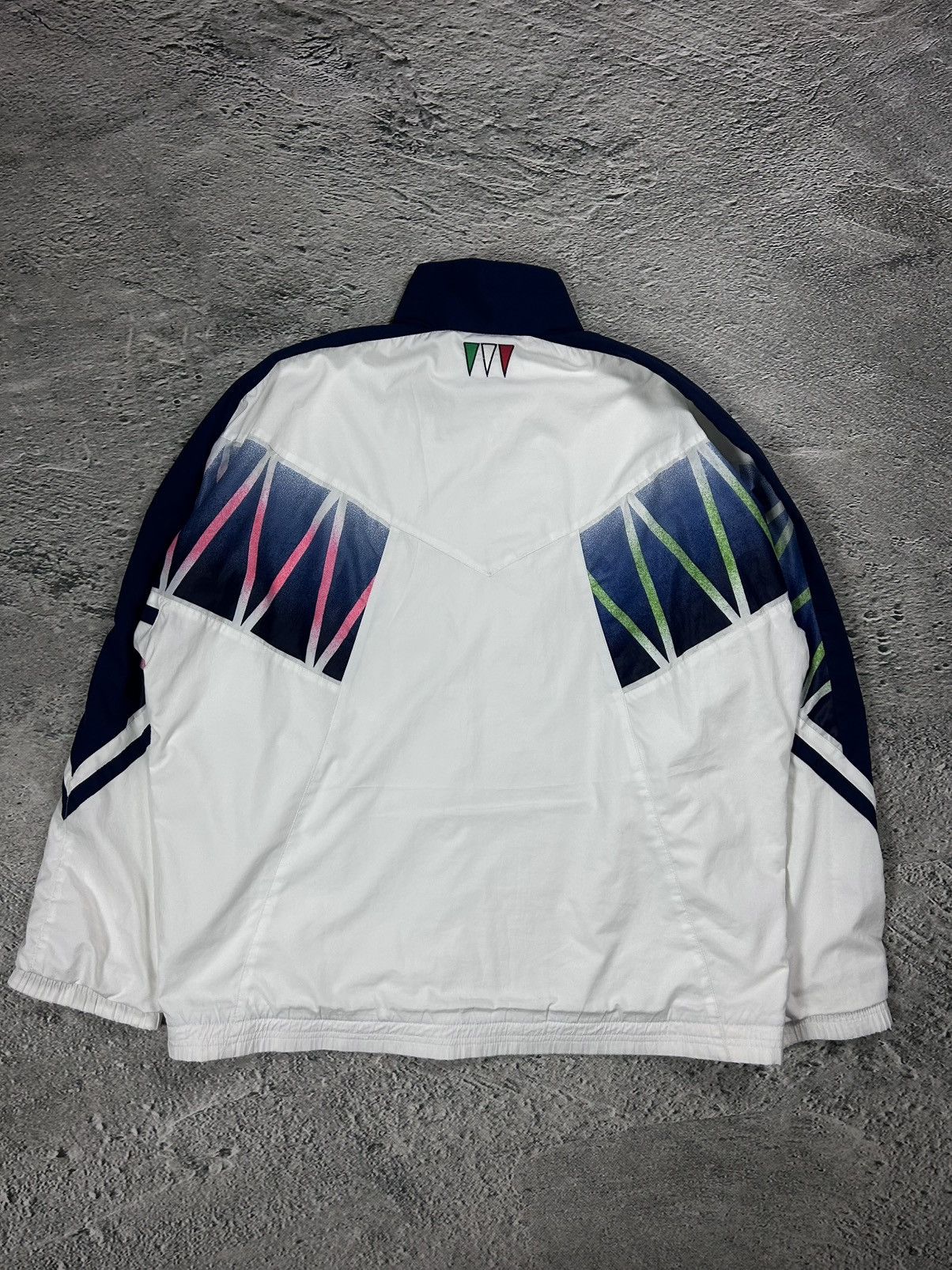 Diadora Diadora Italy vintage Track Jacket white 90s Size US XL / EU 56 / 4 - 7 Thumbnail