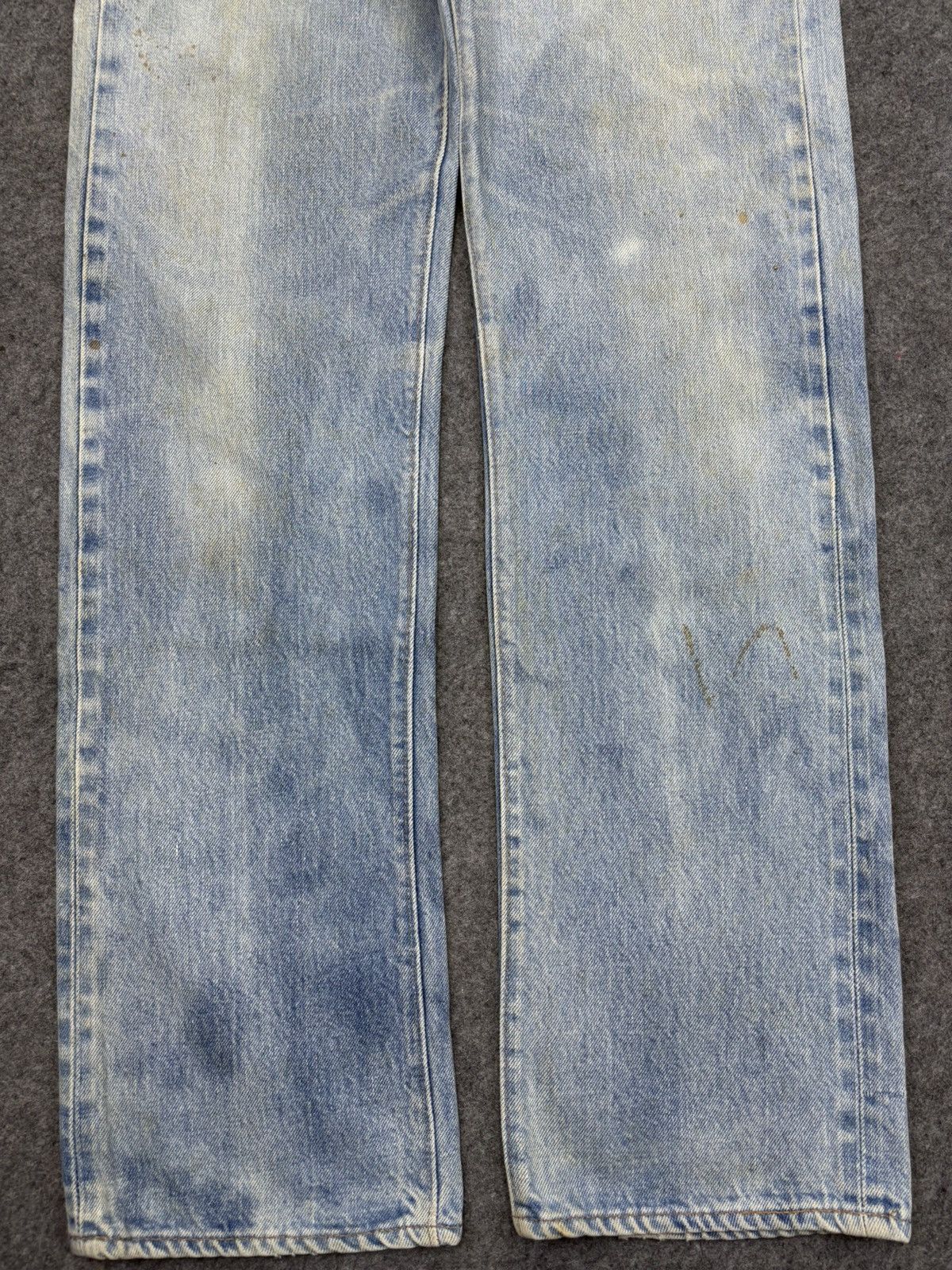 Levi's Vintage 80s Levis 501 Button #6 Selvedge USA Denim F791 Size US 28 / EU 44 - 4 Thumbnail